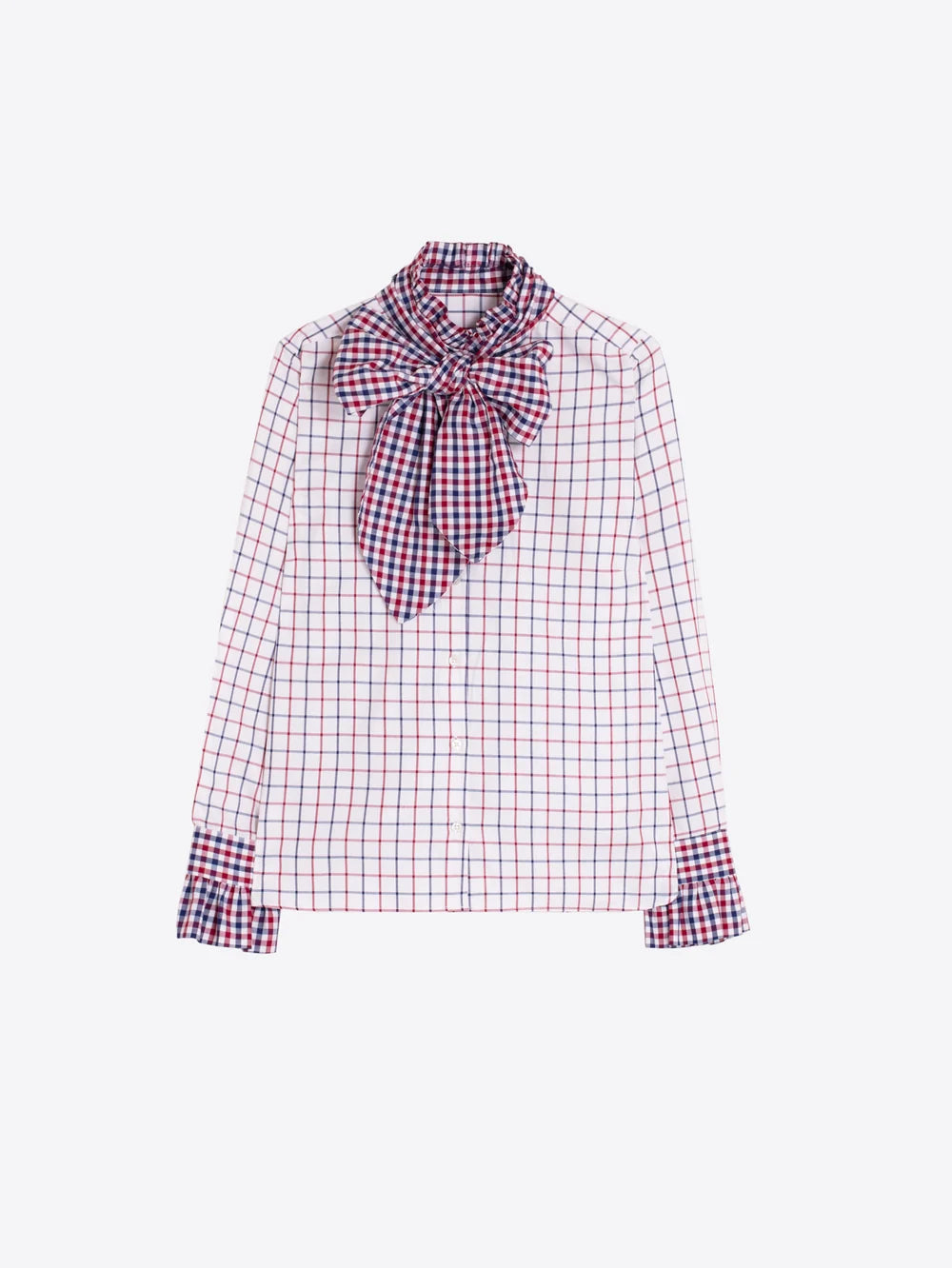 Niki Villela Plaid Shirt/Bicolor