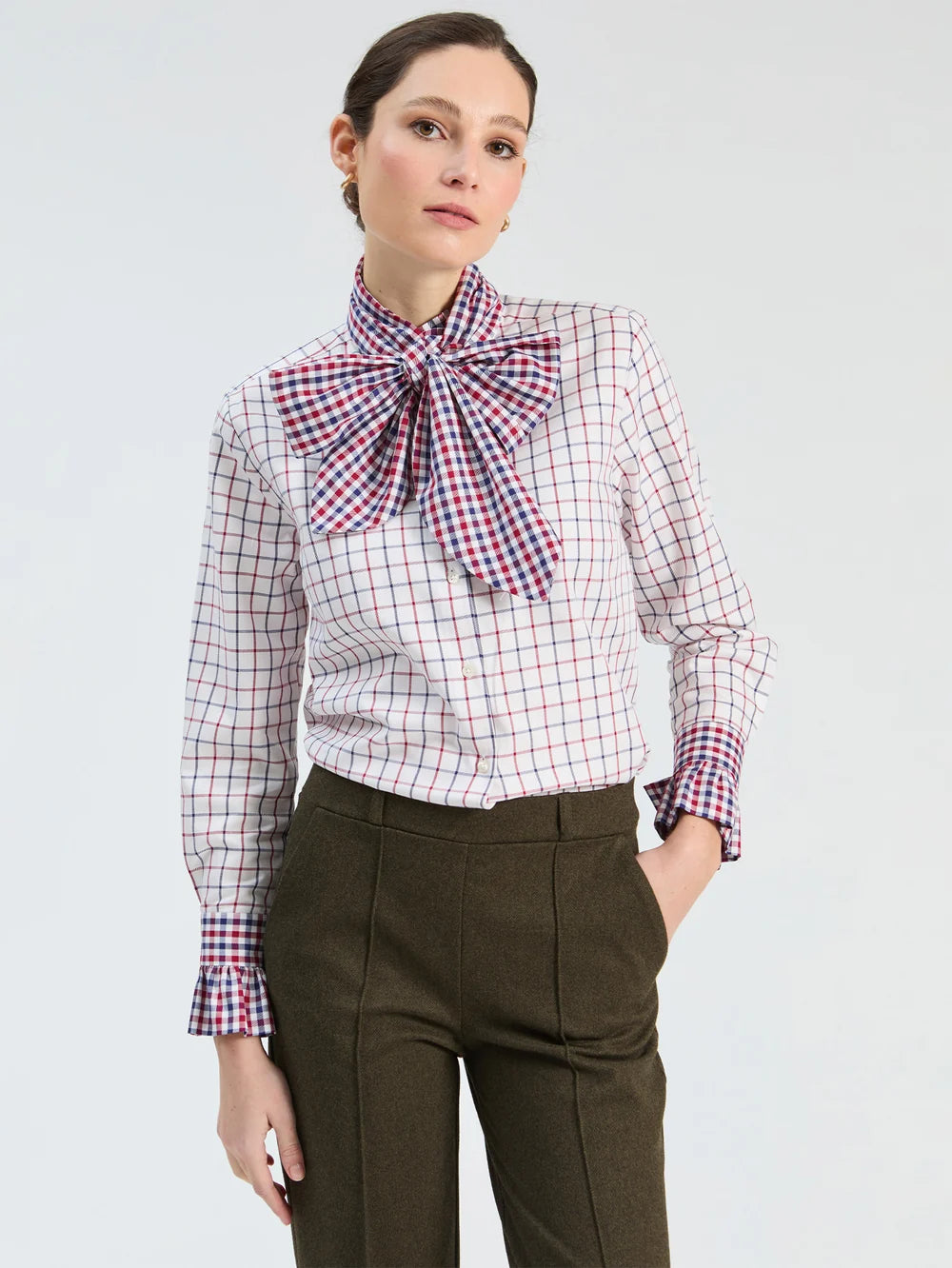 Niki Villela Plaid Shirt/Bicolor