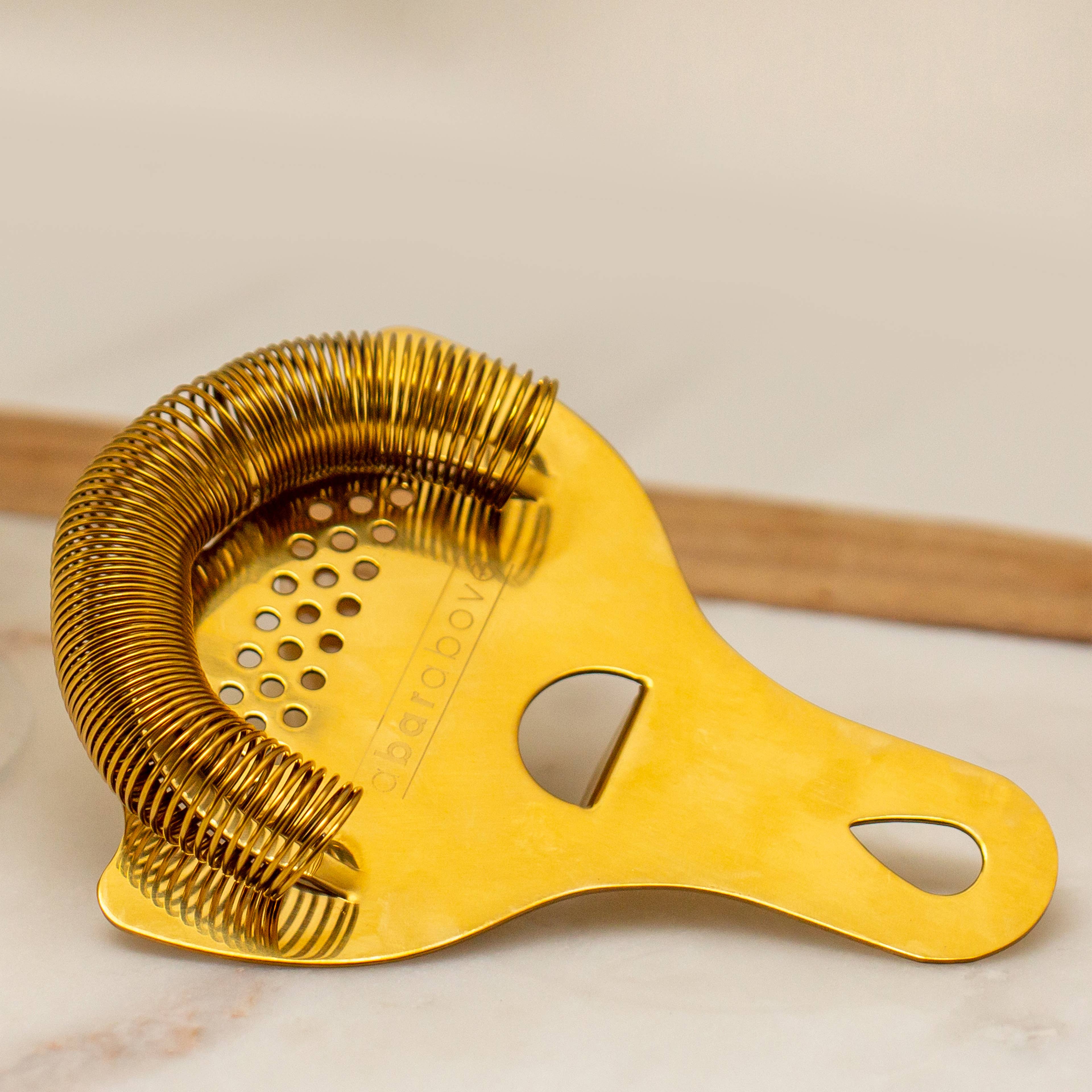 Hawthorne Strainer, Gold Cocktail Strainer - The BLVD