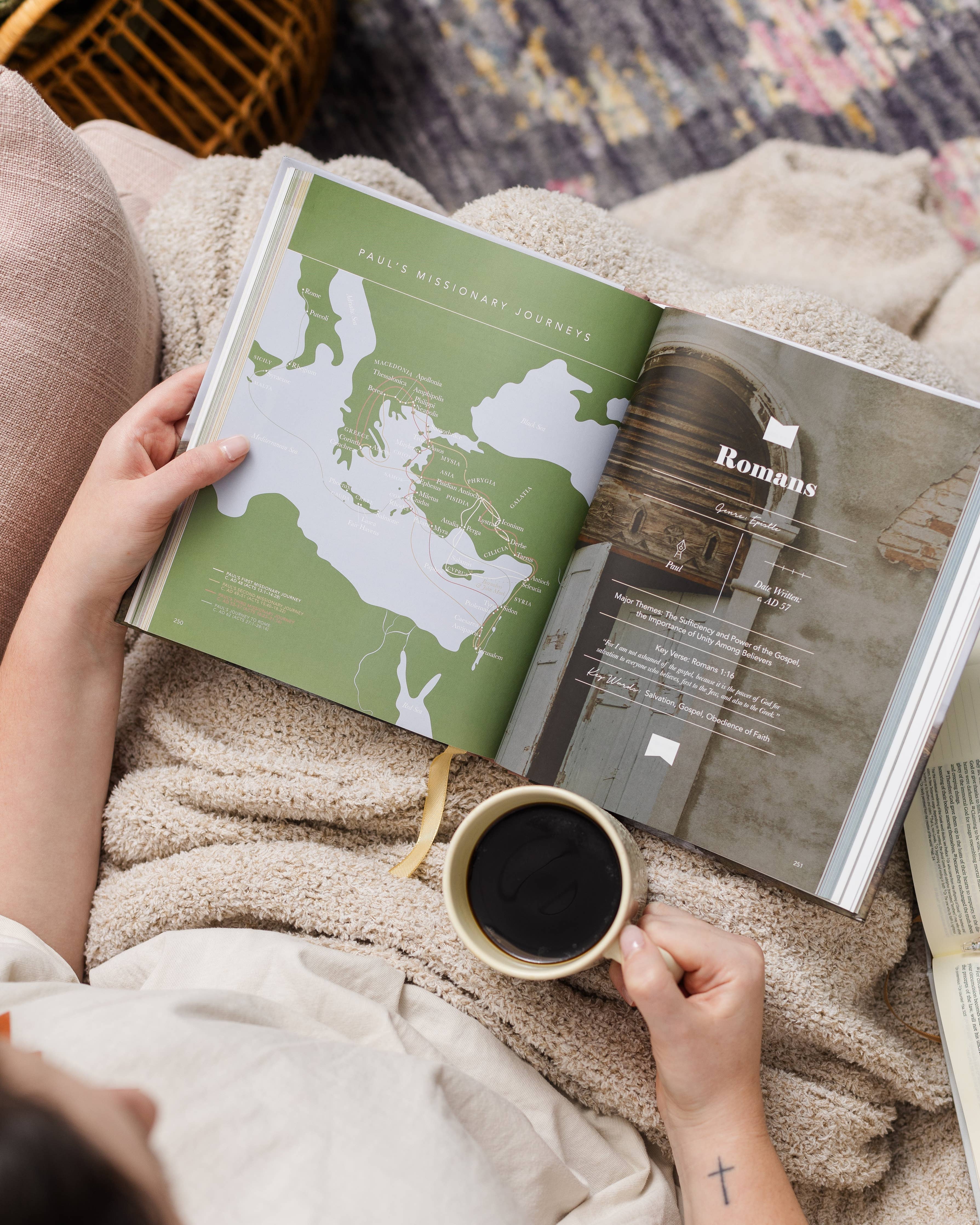 The Bible Handbook coffee table book product photo - interior view - BLVD Boutik