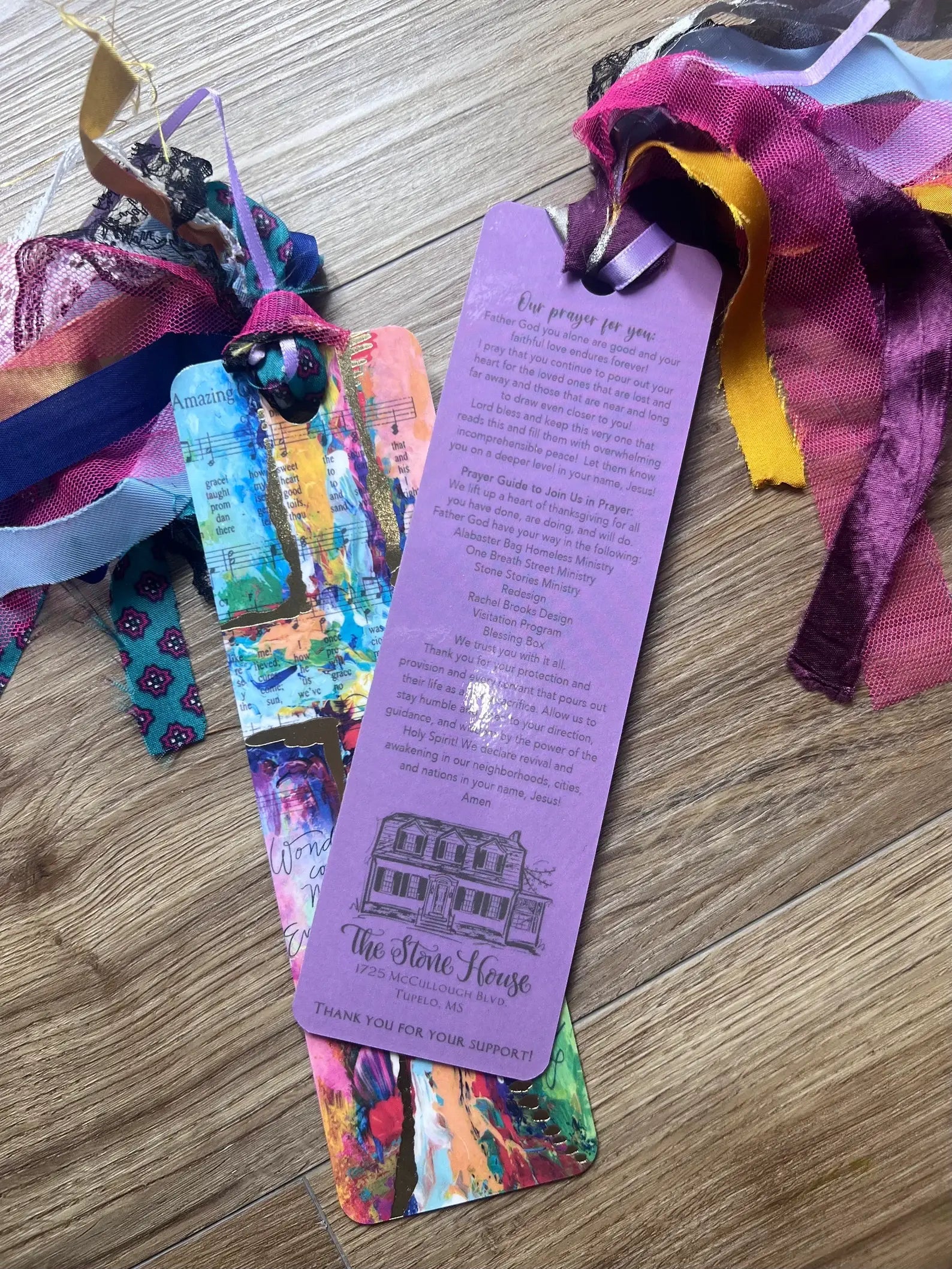 Scripture Cross Tassel Bible Bookmark - The BLVD