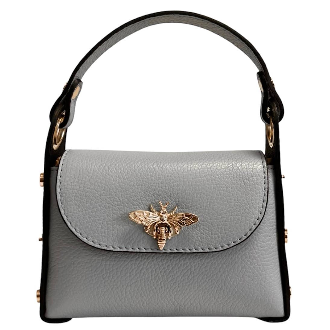 Mini Leather Bag w/Fly Closure - The BLVD