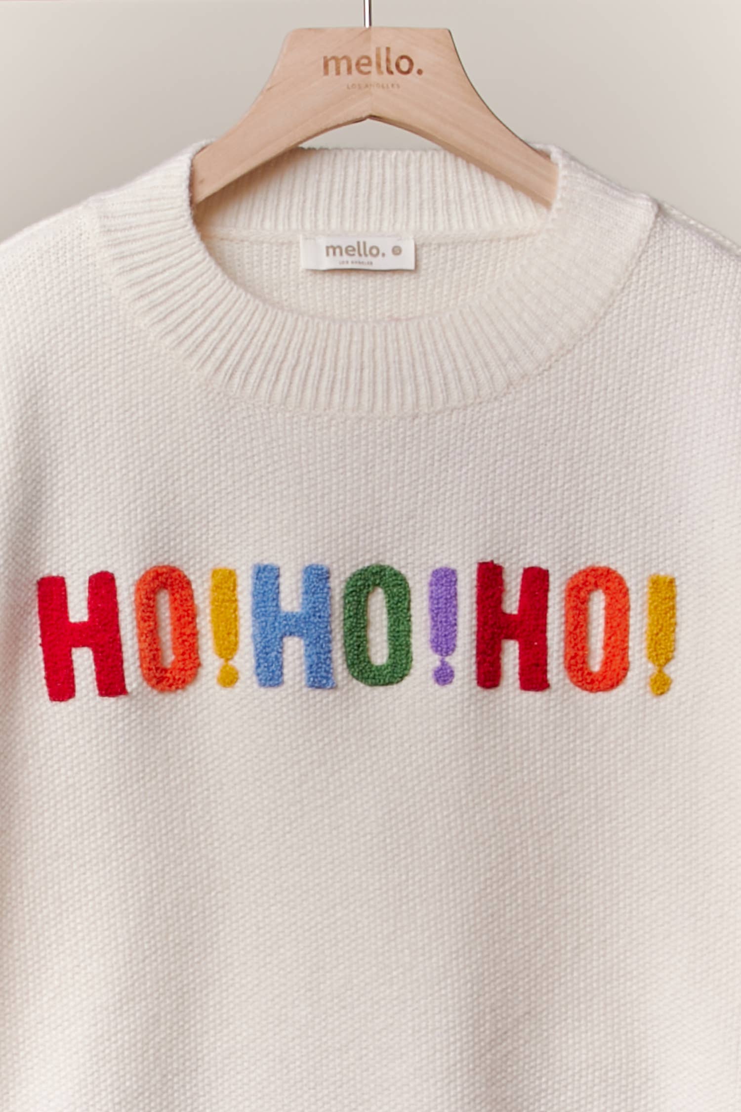 OVERSIZE Christmas Sweater with Lettering - The BLVD