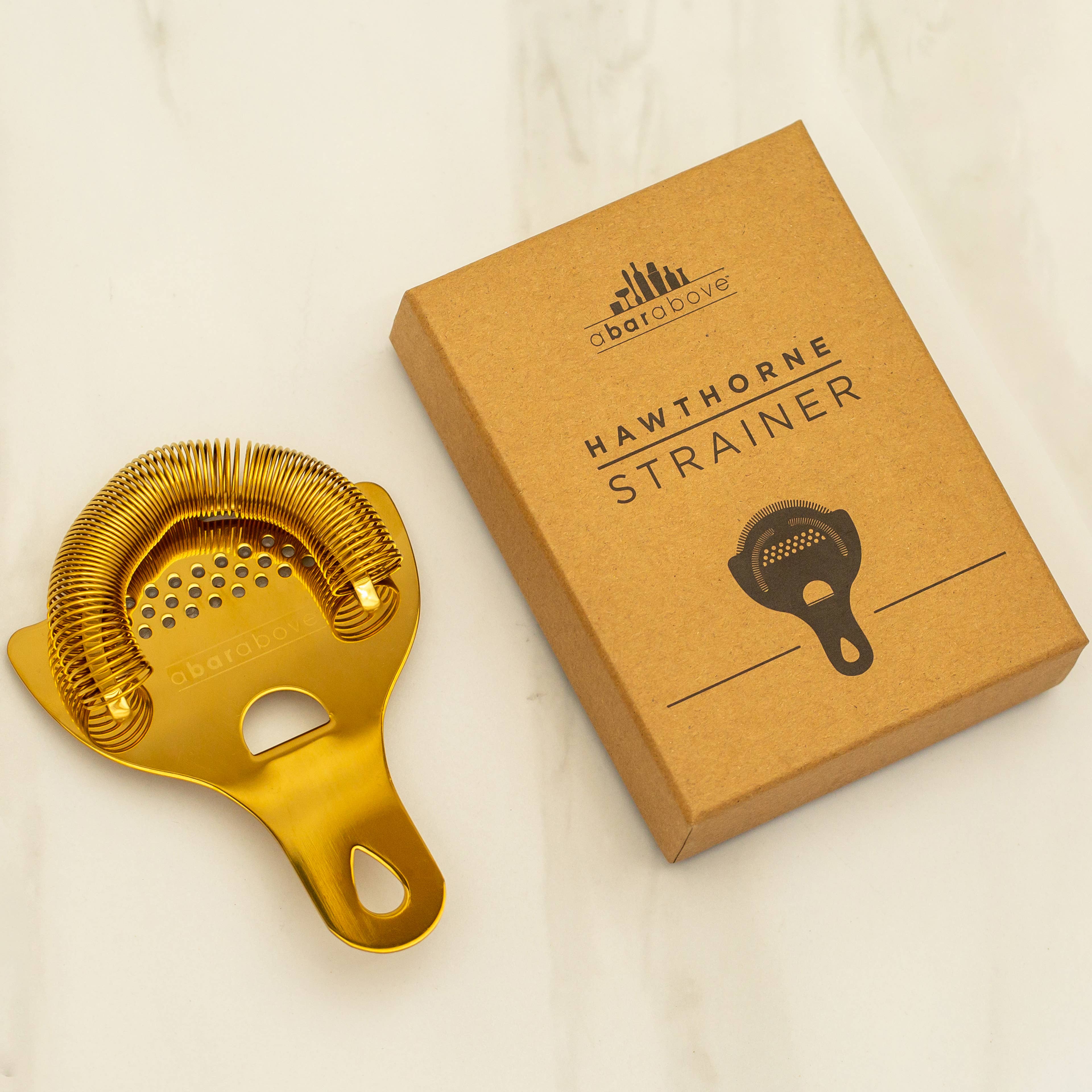 Hawthorne Strainer, Gold Cocktail Strainer - The BLVD