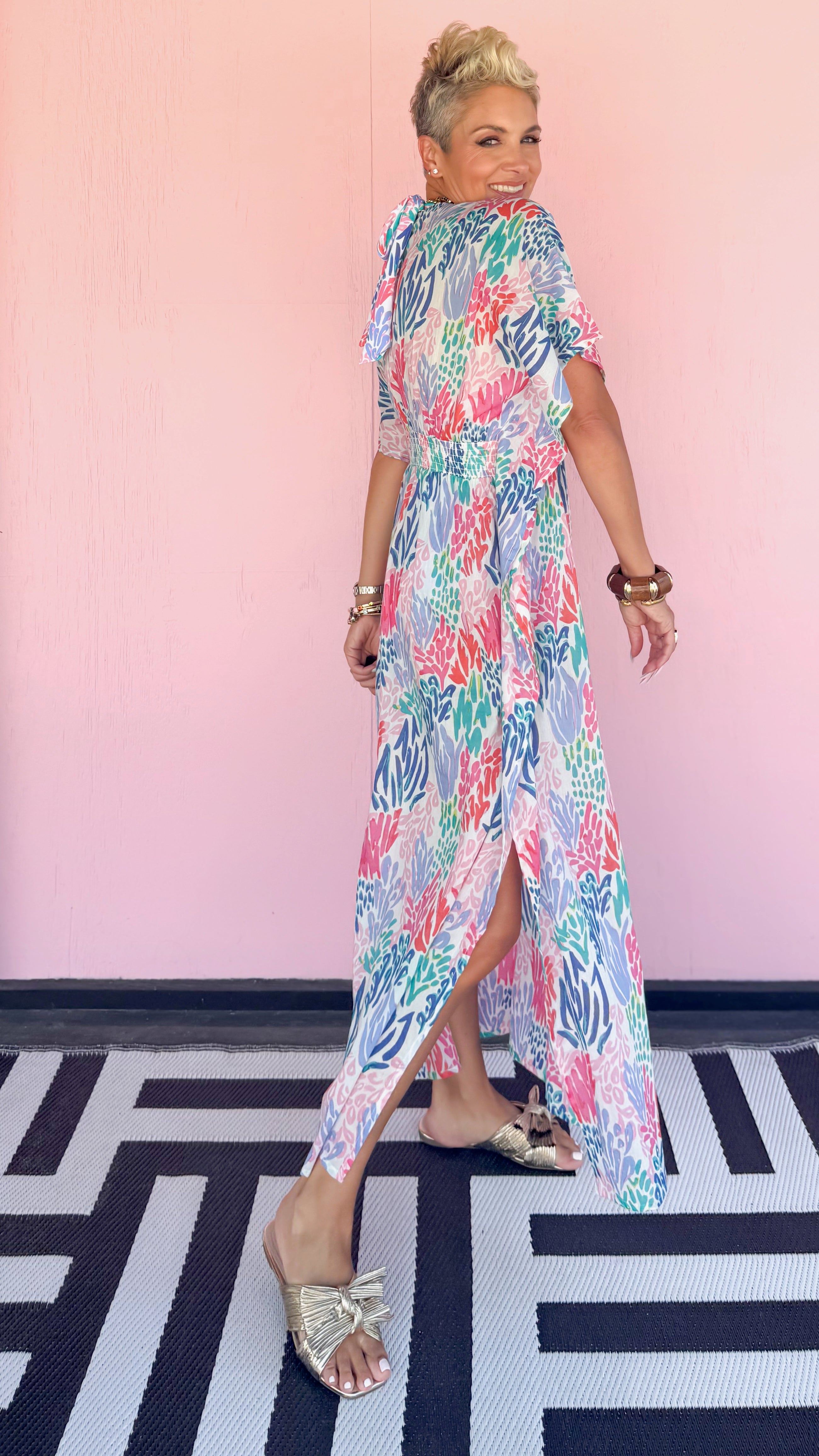 Priscilla Cover up/Pink