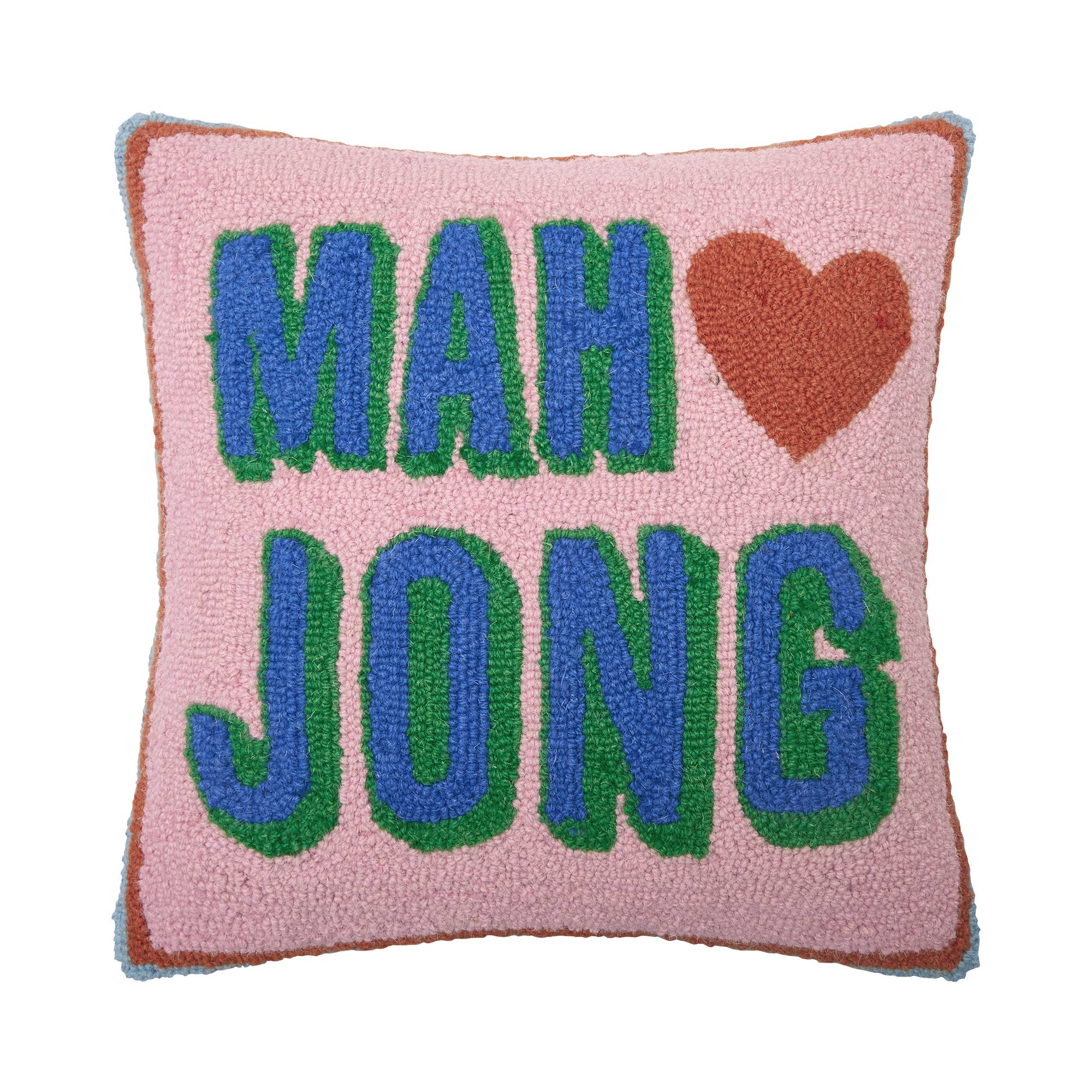 Mah Jong hook pillow Ampersand product photo - front view - BLVD Boutik