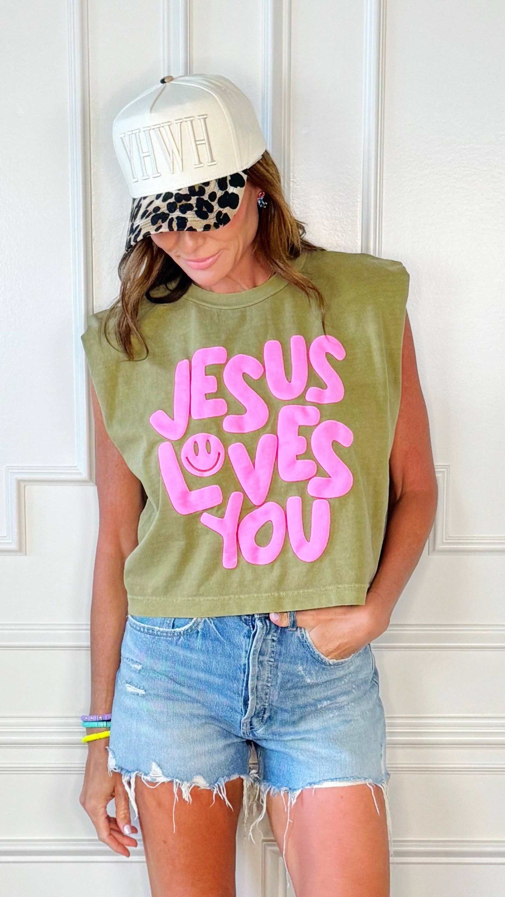 Jesus Loves You Puff Tank