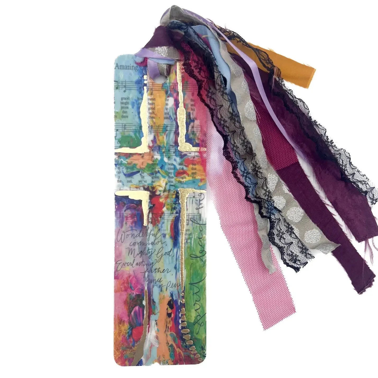 Scripture Cross Tassel Bible Bookmark