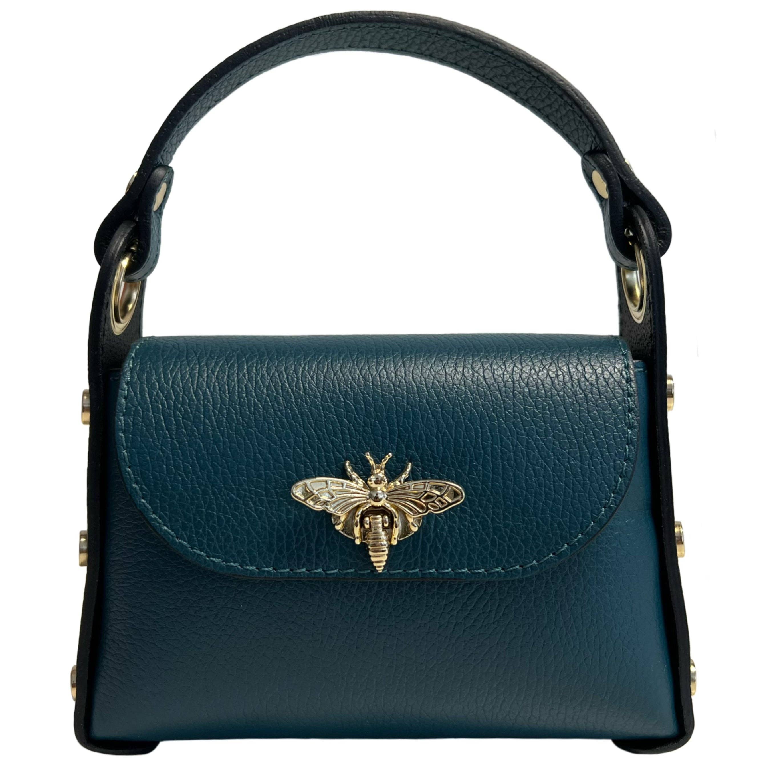 Mini Leather Bag w/Fly Closure - The BLVD