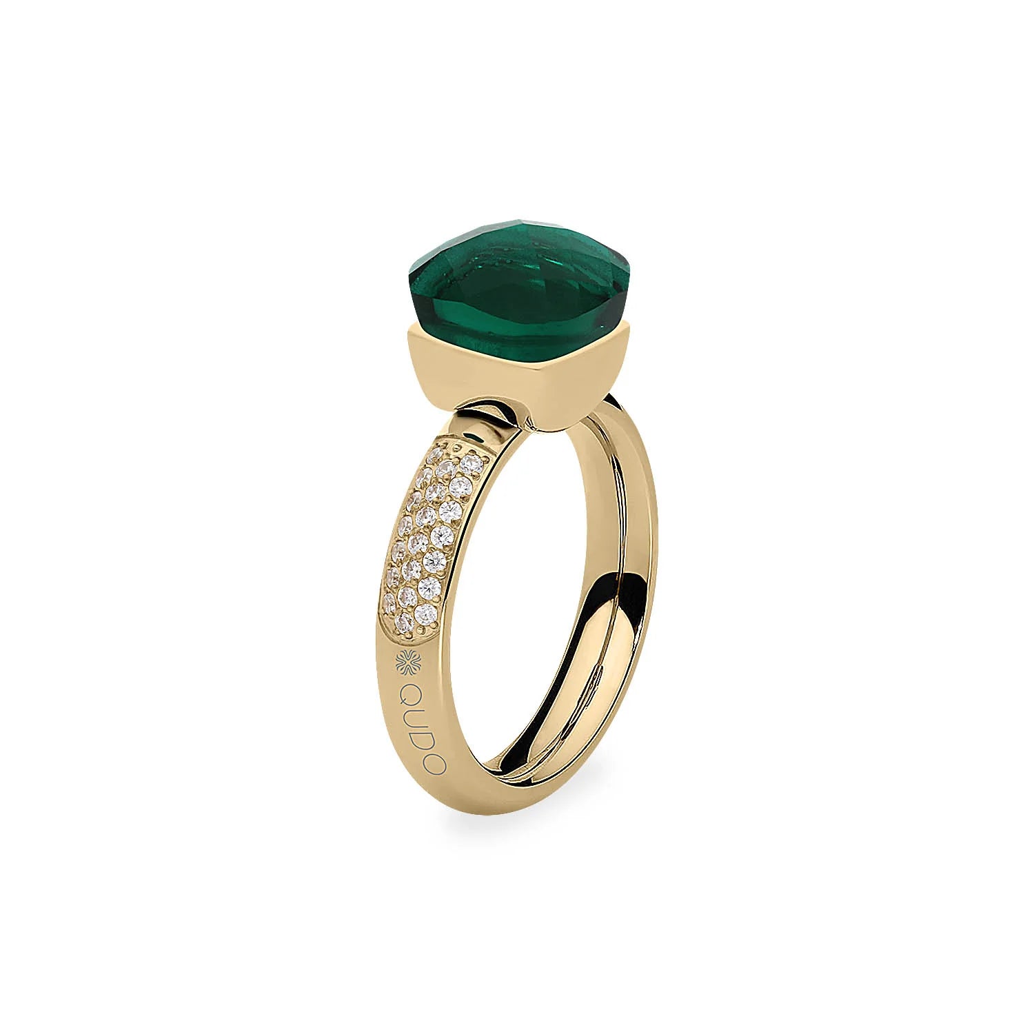 Firenze Deluxe Crystal Ring - Emerald