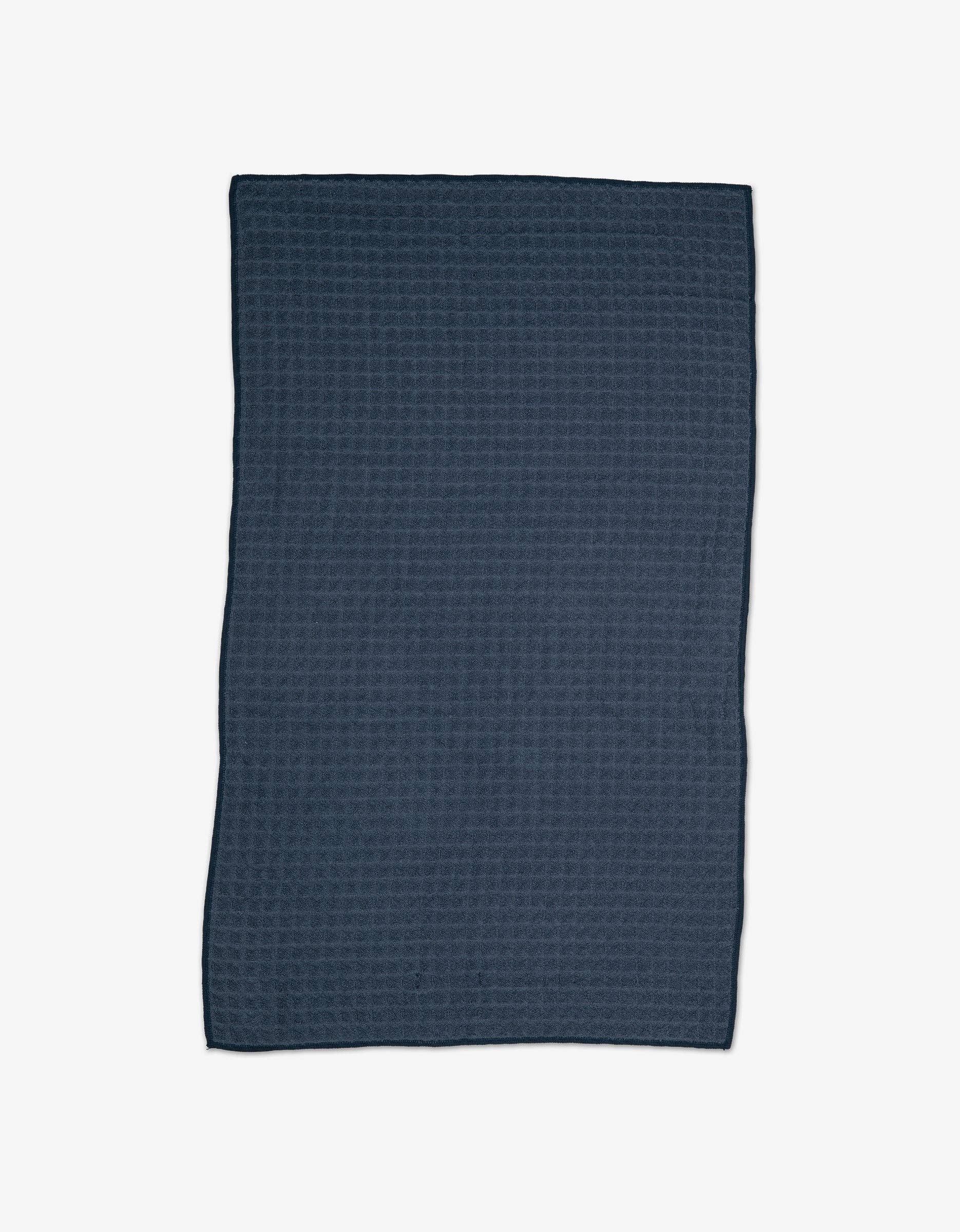 Midnight Blue Waffle Bath Towel - The BLVD