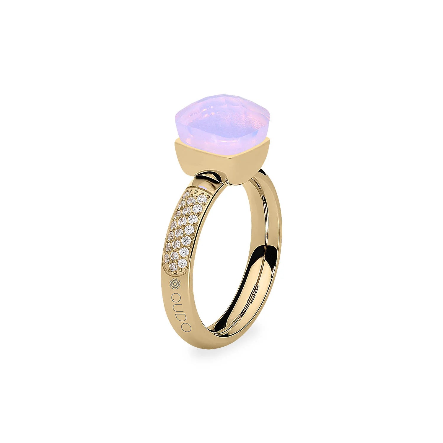 Firenze Deluxe Crystal Ring - Rose Water Opal
