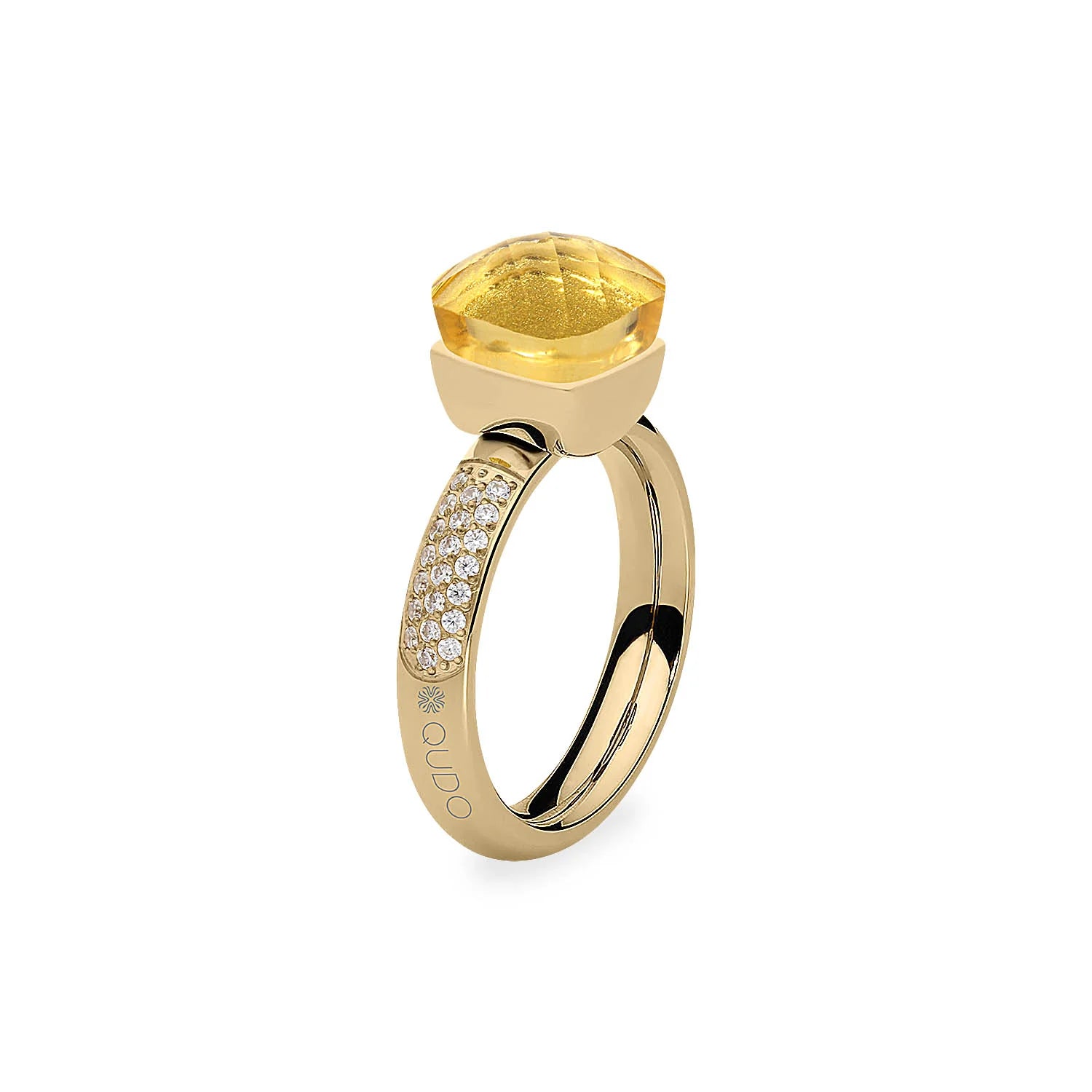 Firenze Deluxe Crystal Ring - Citrine