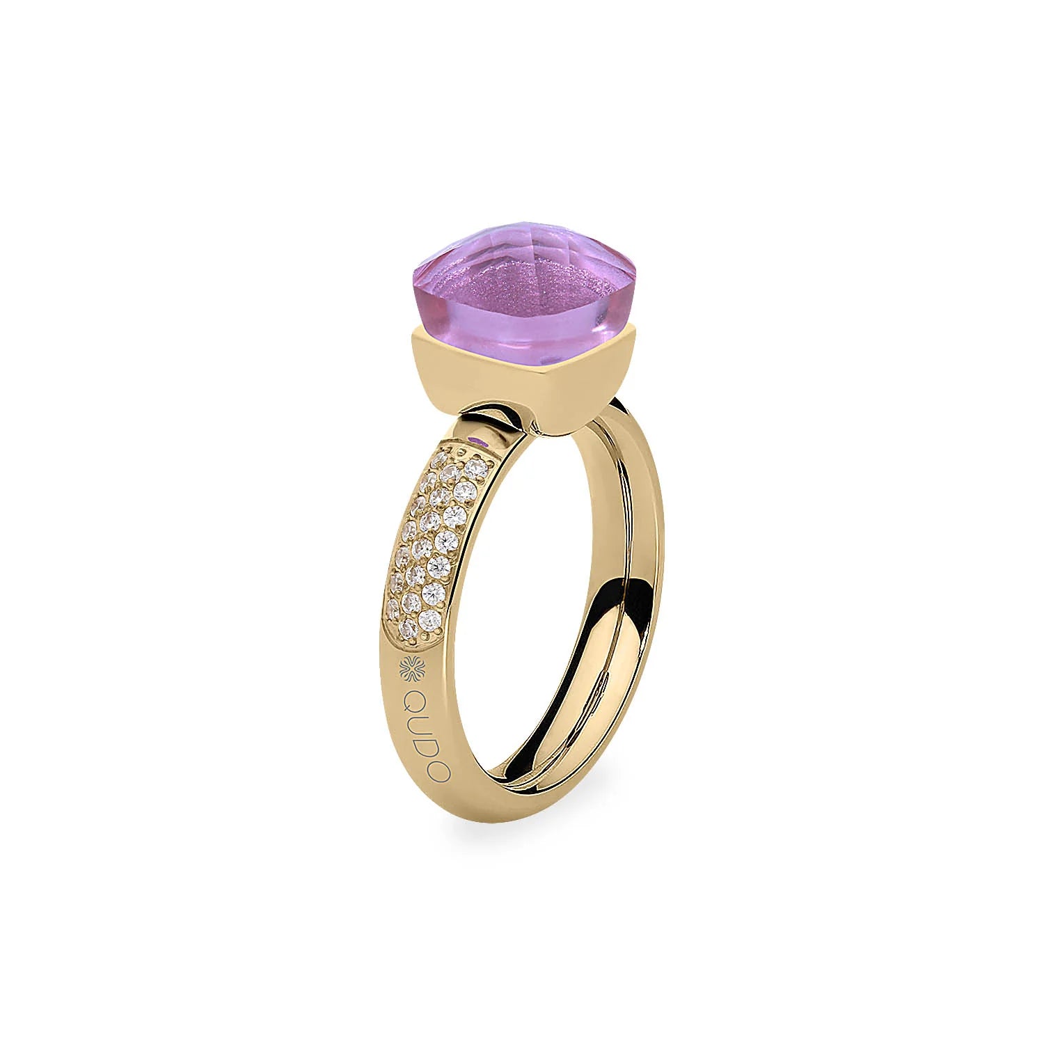 Firenze Deluxe Crystal Ring - Heather