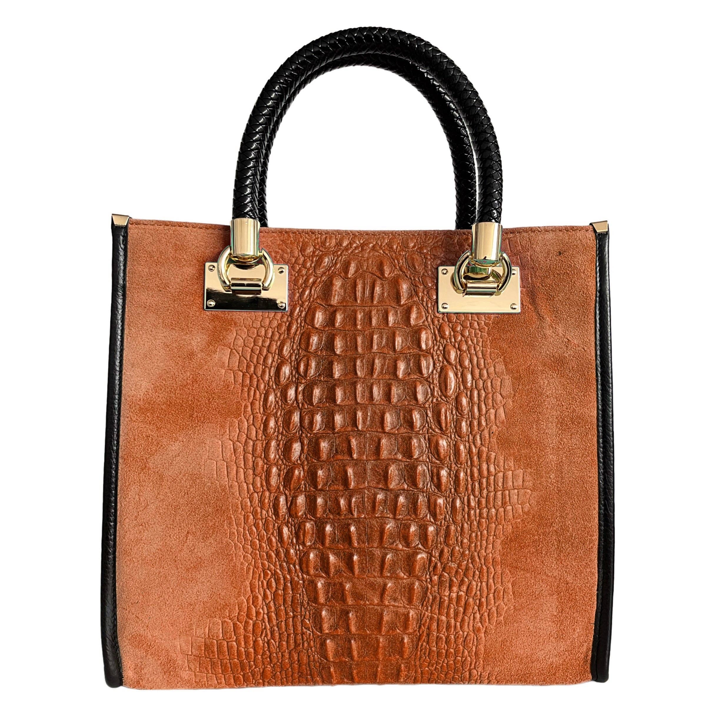 Coconut Suede Leather Bag - The BLVD