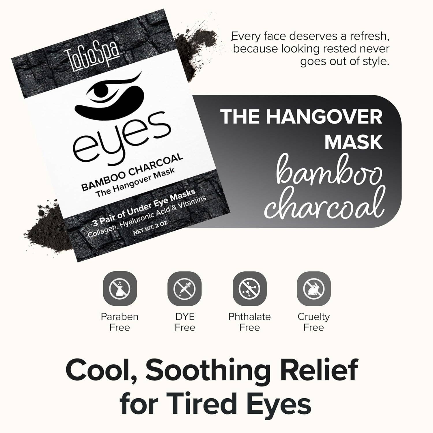 EYES: Charcoal and Caffeine - 3 pack