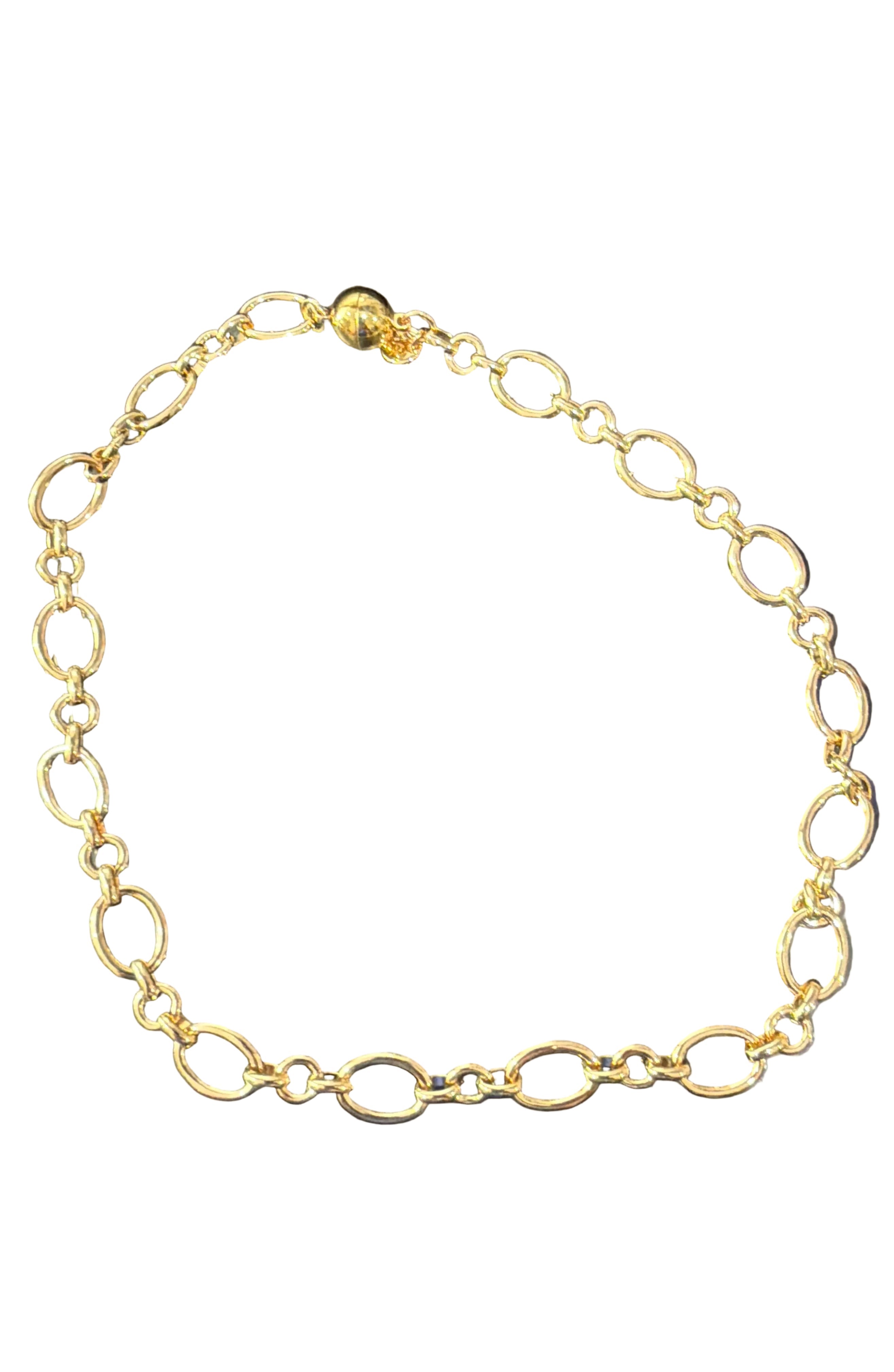 Gold Link Magnetic Necklace