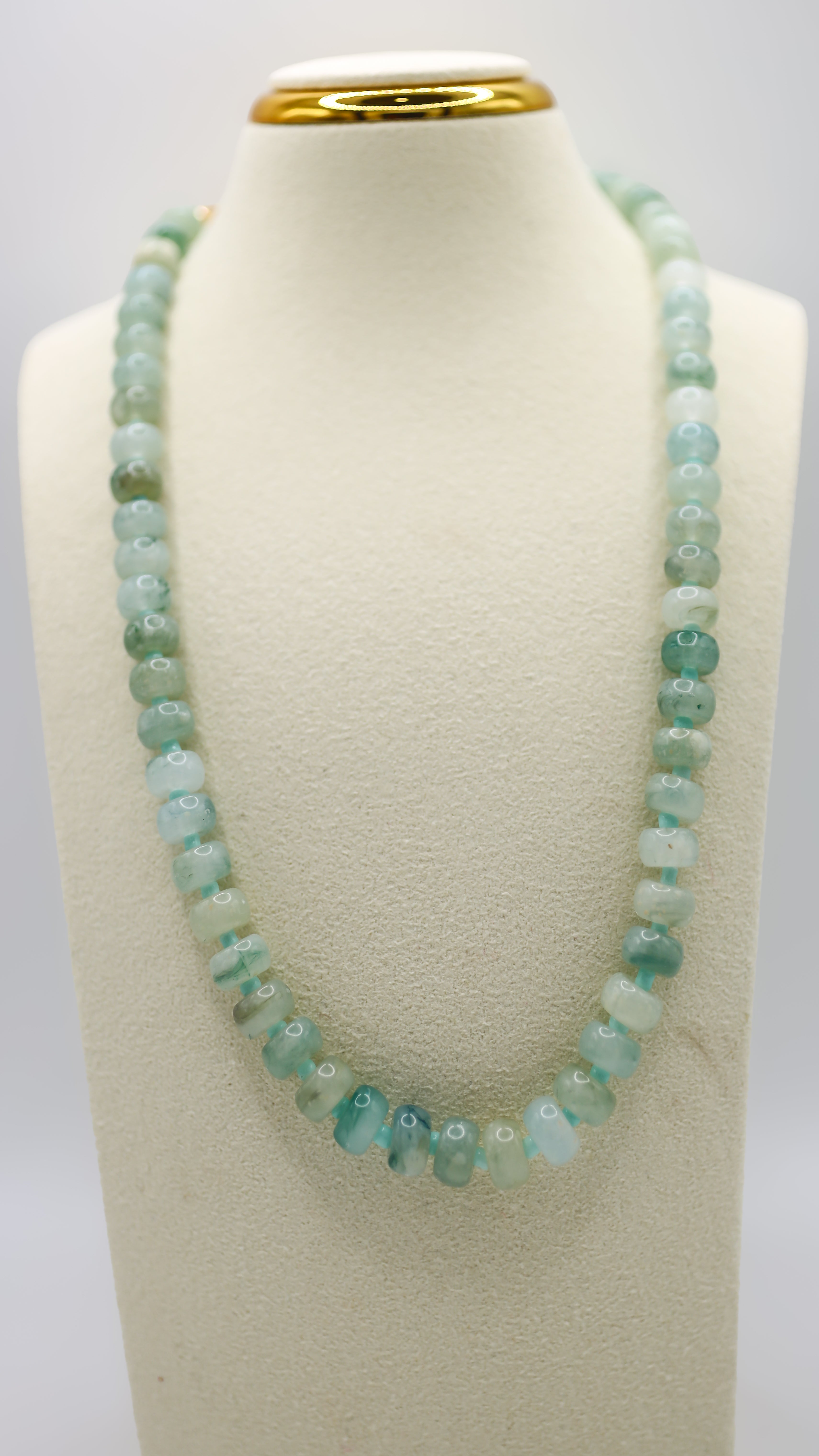 Seafoam Green Beaded Necklace