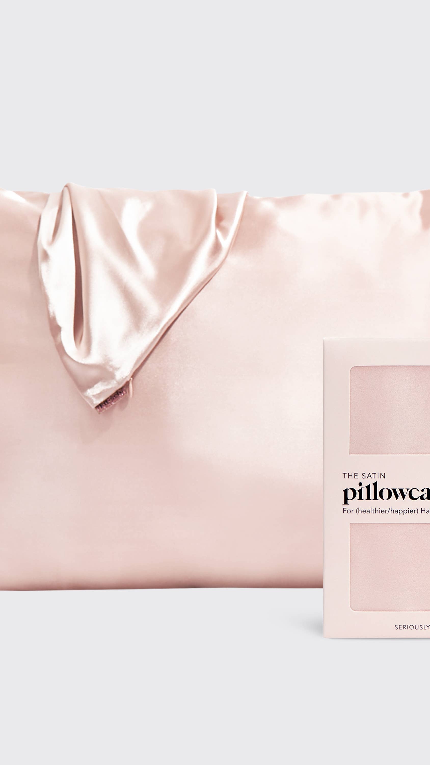 Satin Pillowcase Standard - Blush 9x16
