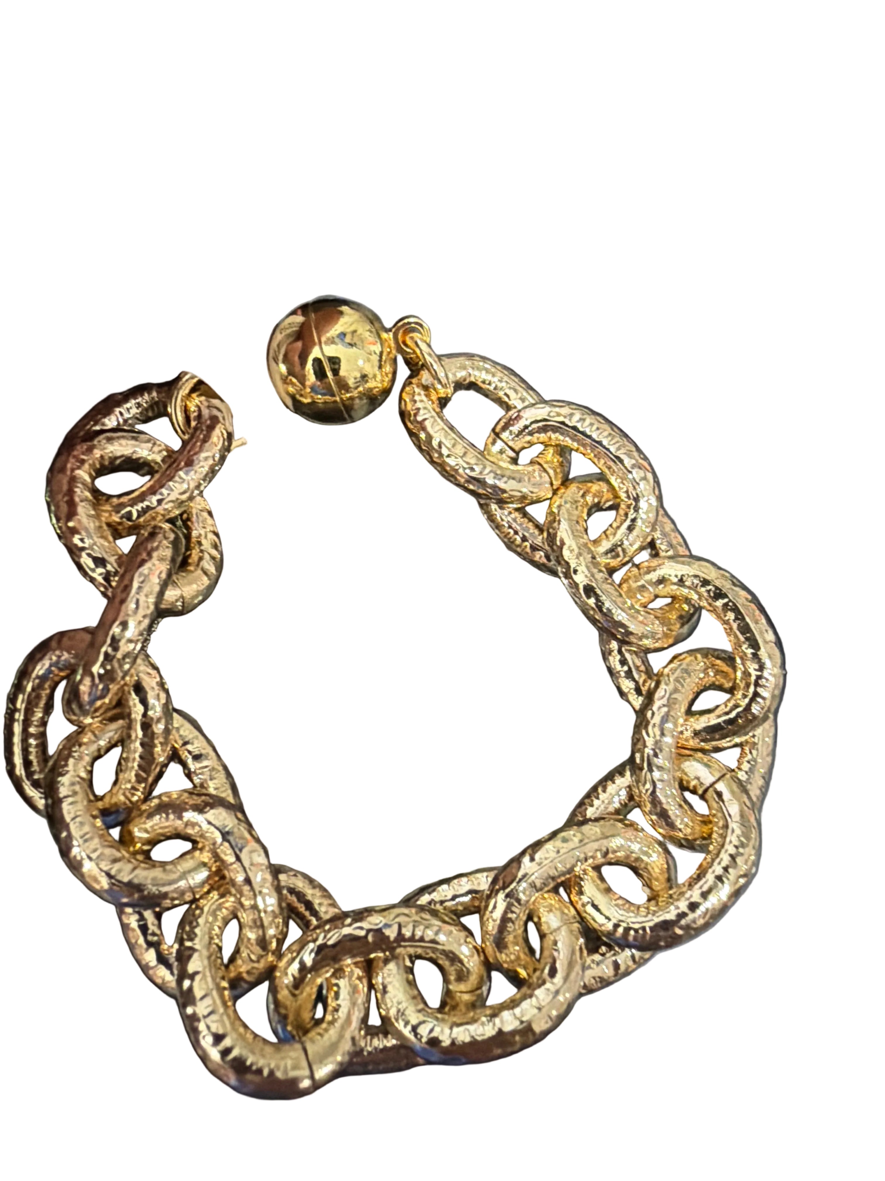 Gold Link Magnetic Bracelet
