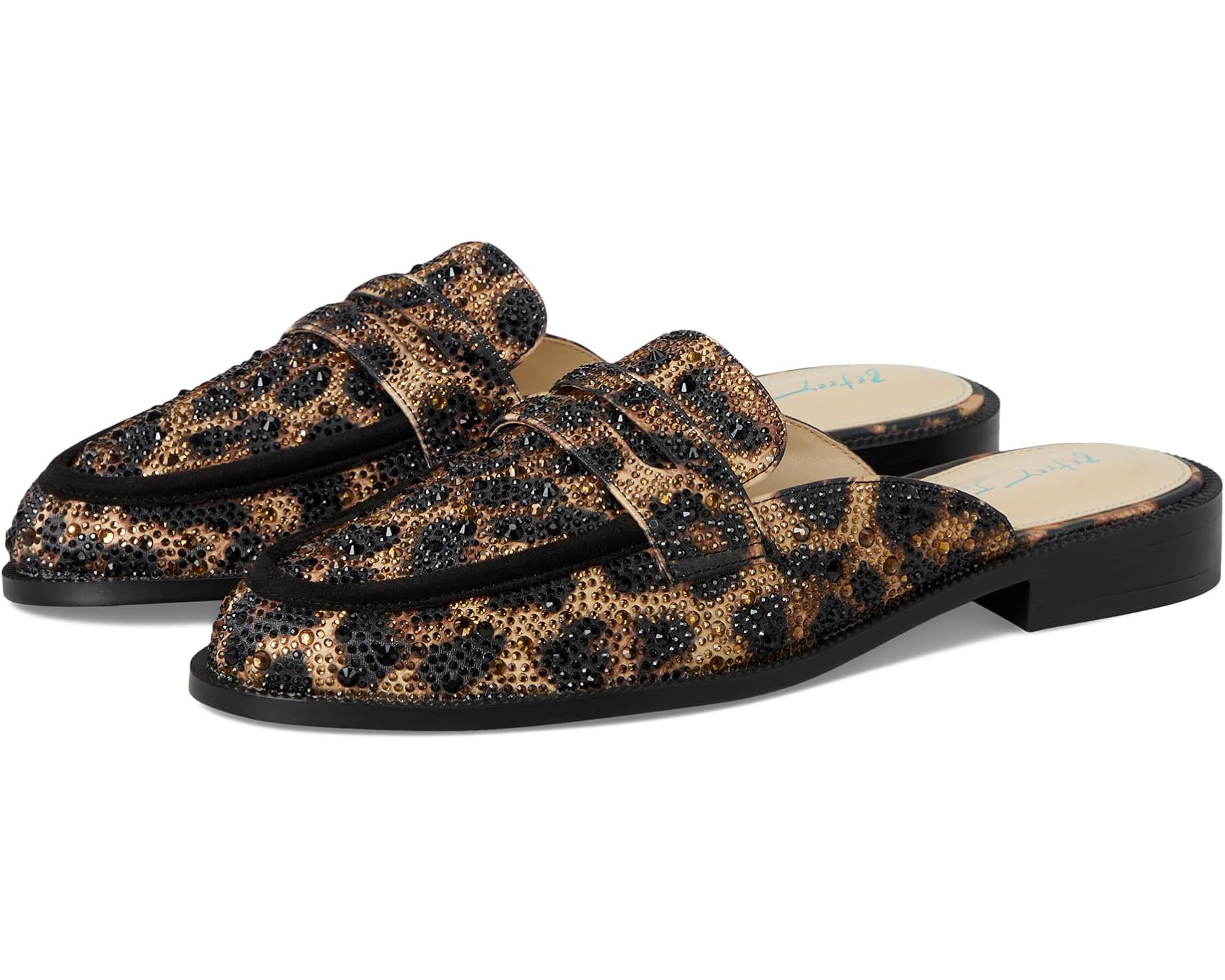 Liona Leopard Mule Shoe
