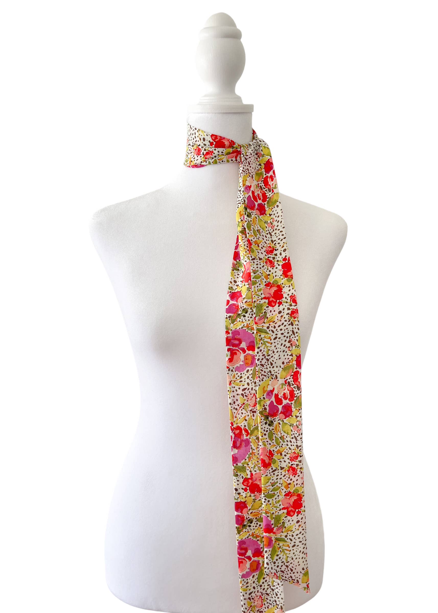 Spotted Garden Bow Scarf | Classic - The BLVD