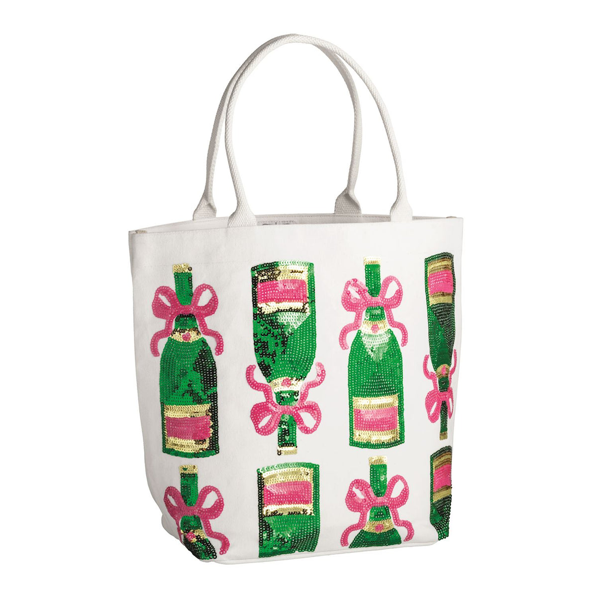 Cheers Sparkle Tote/White
