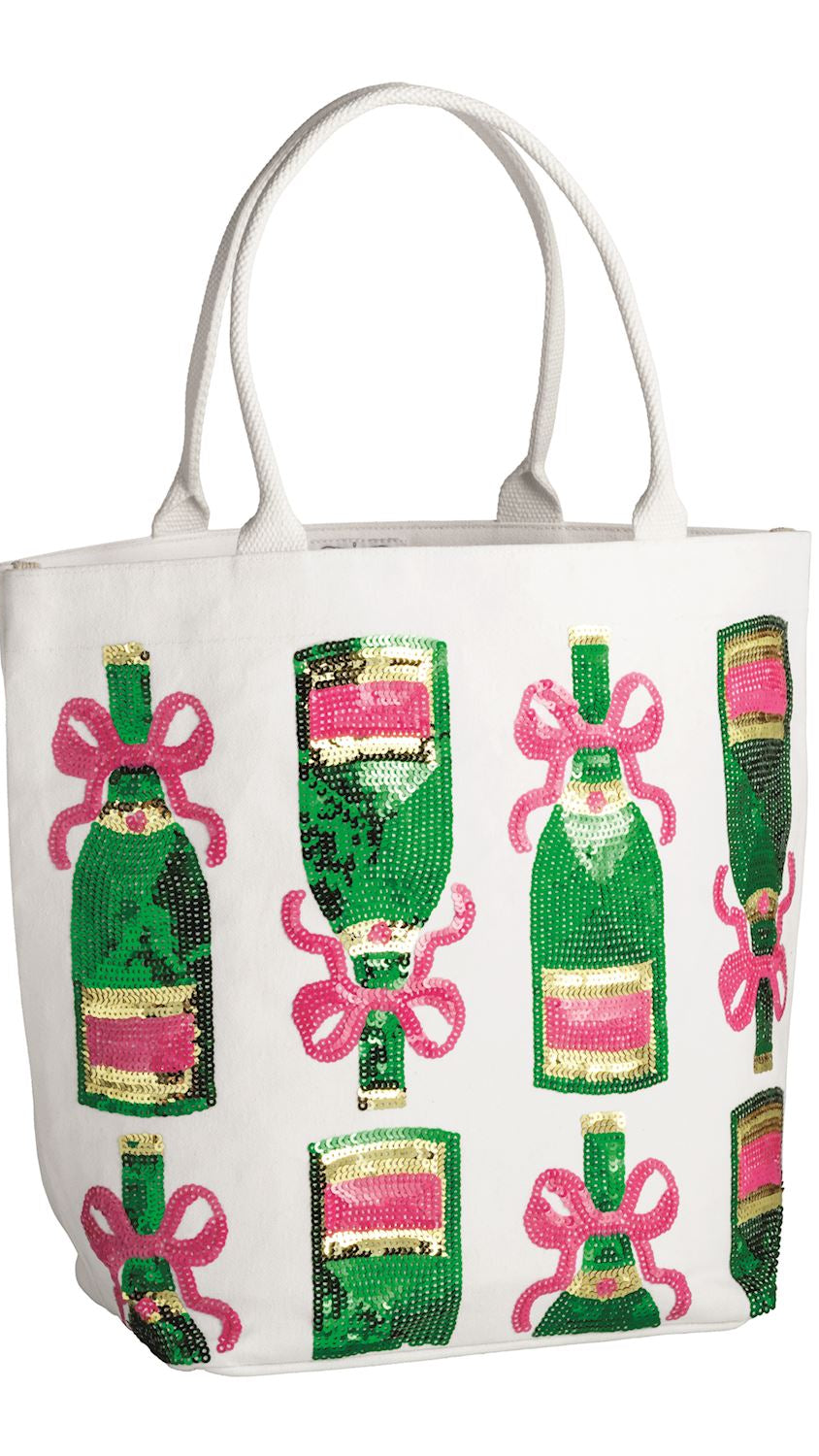 Cheers Sparkle Tote/White