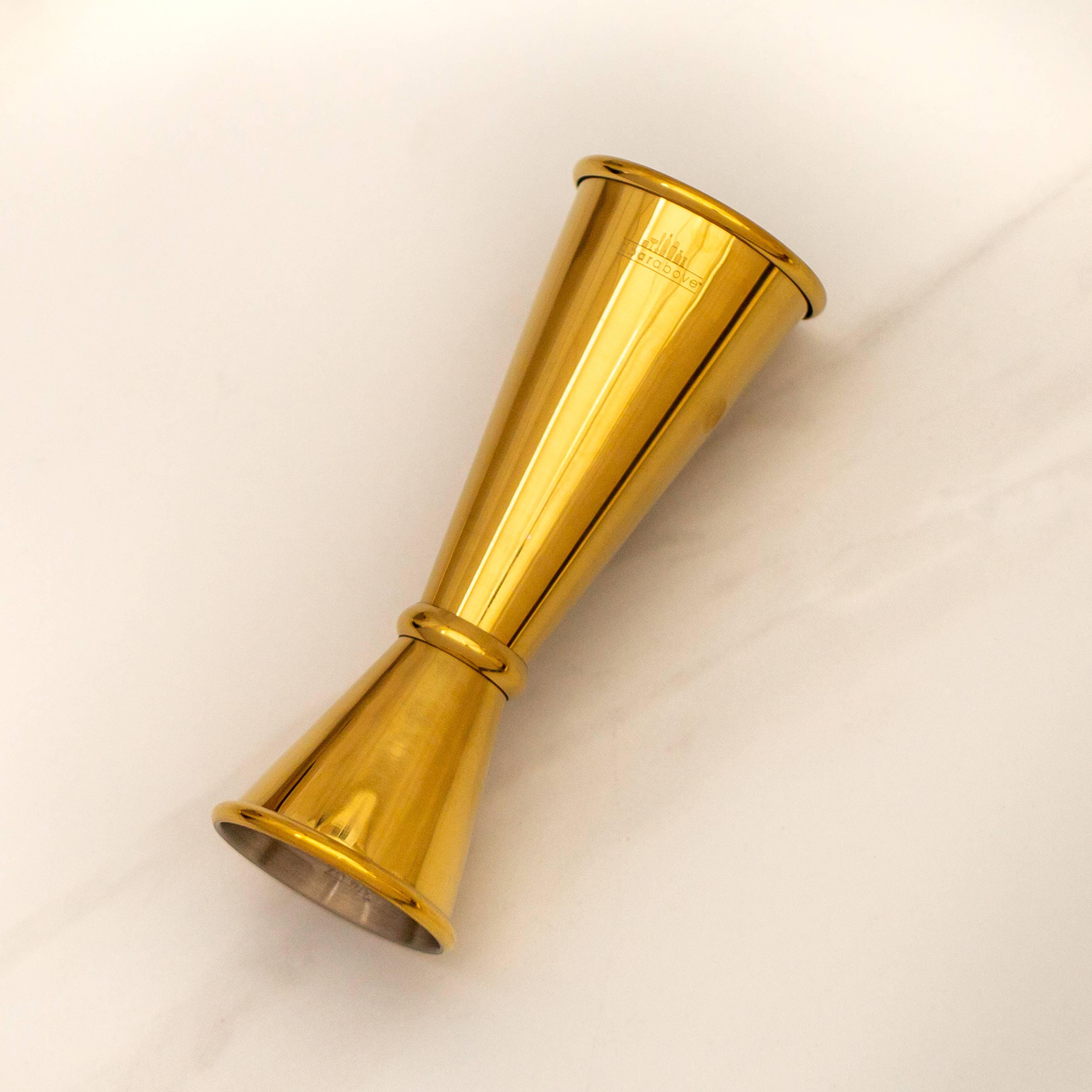 Japanese Jigger, Gold 2 Ounce Cocktail Jigger - The BLVD