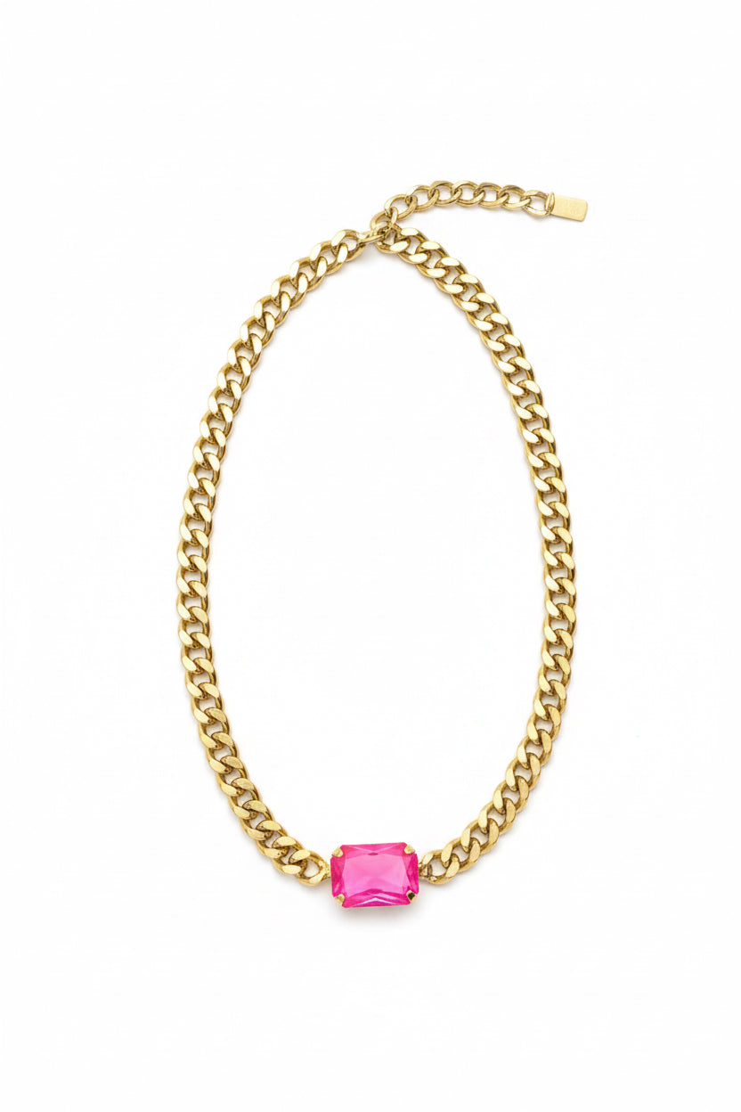 Darcy Necklace In Ultra Fuchsia Moon