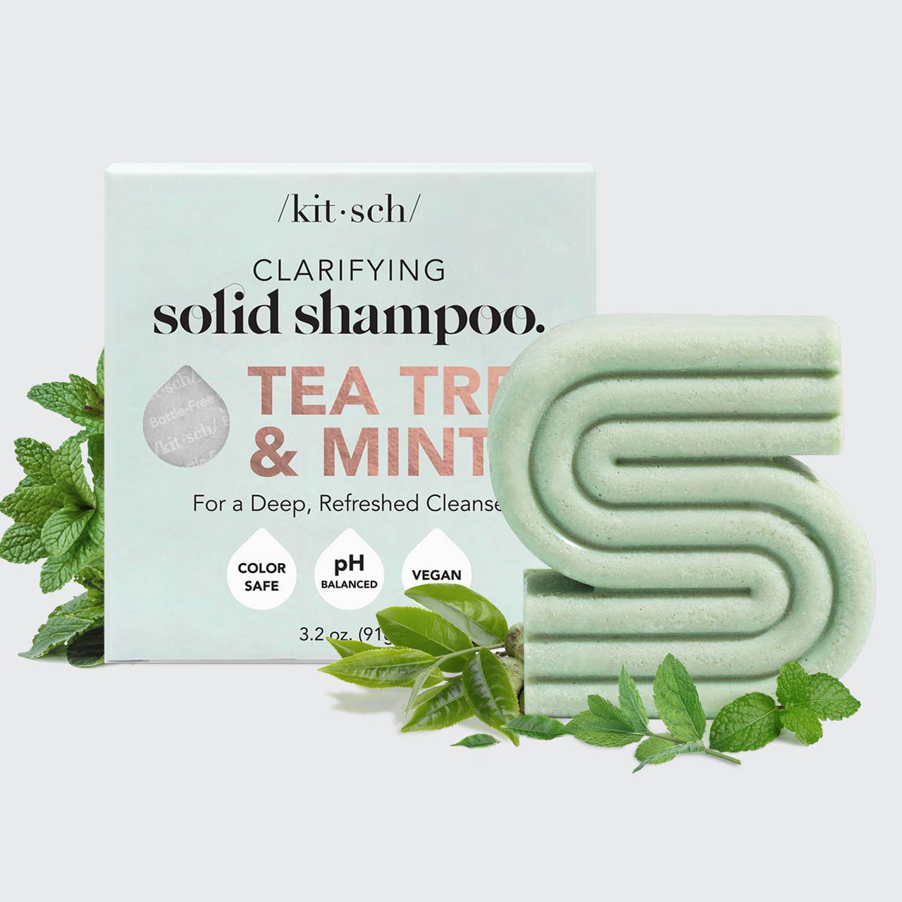Tea Tree + Mint Clarifying Shampoo Bar - The BLVD