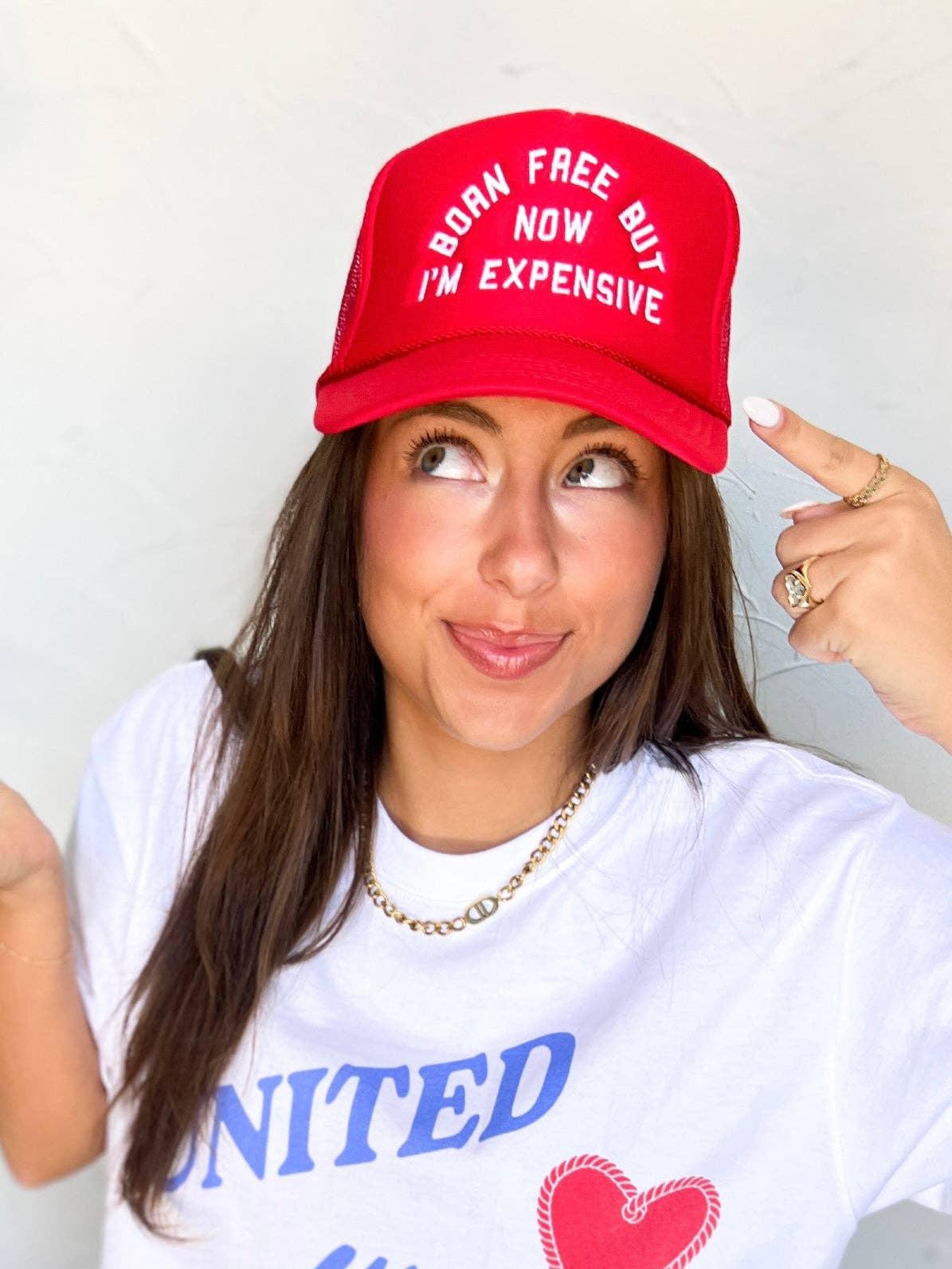 Born Free Now Expensive Trucker Cap