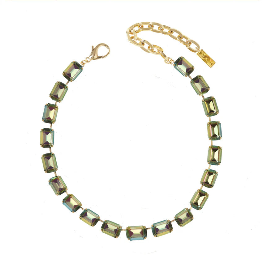 Jabari Necklace in Peridot Brandy