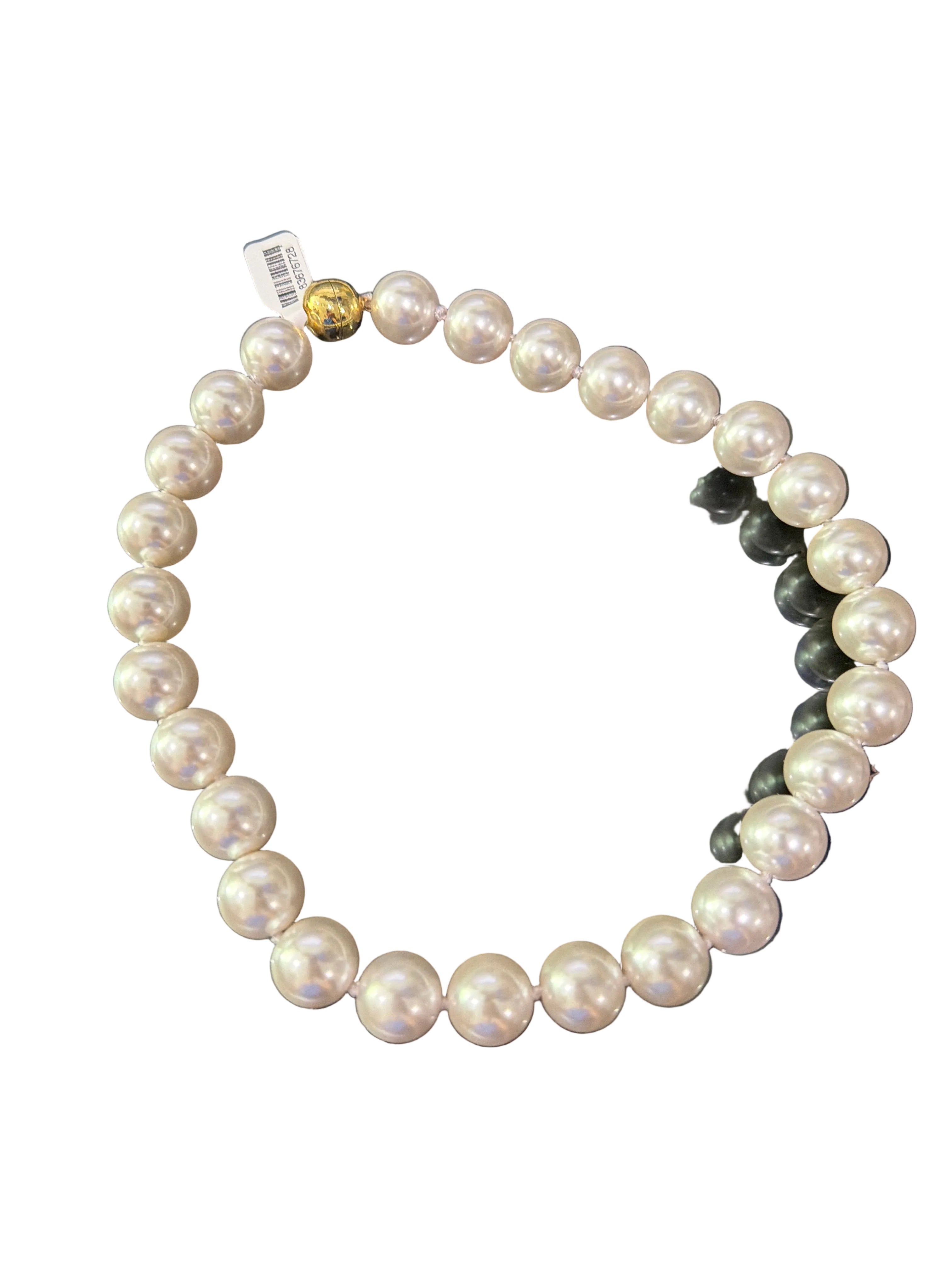 Large Beaded Magnetic Clasp Necklace