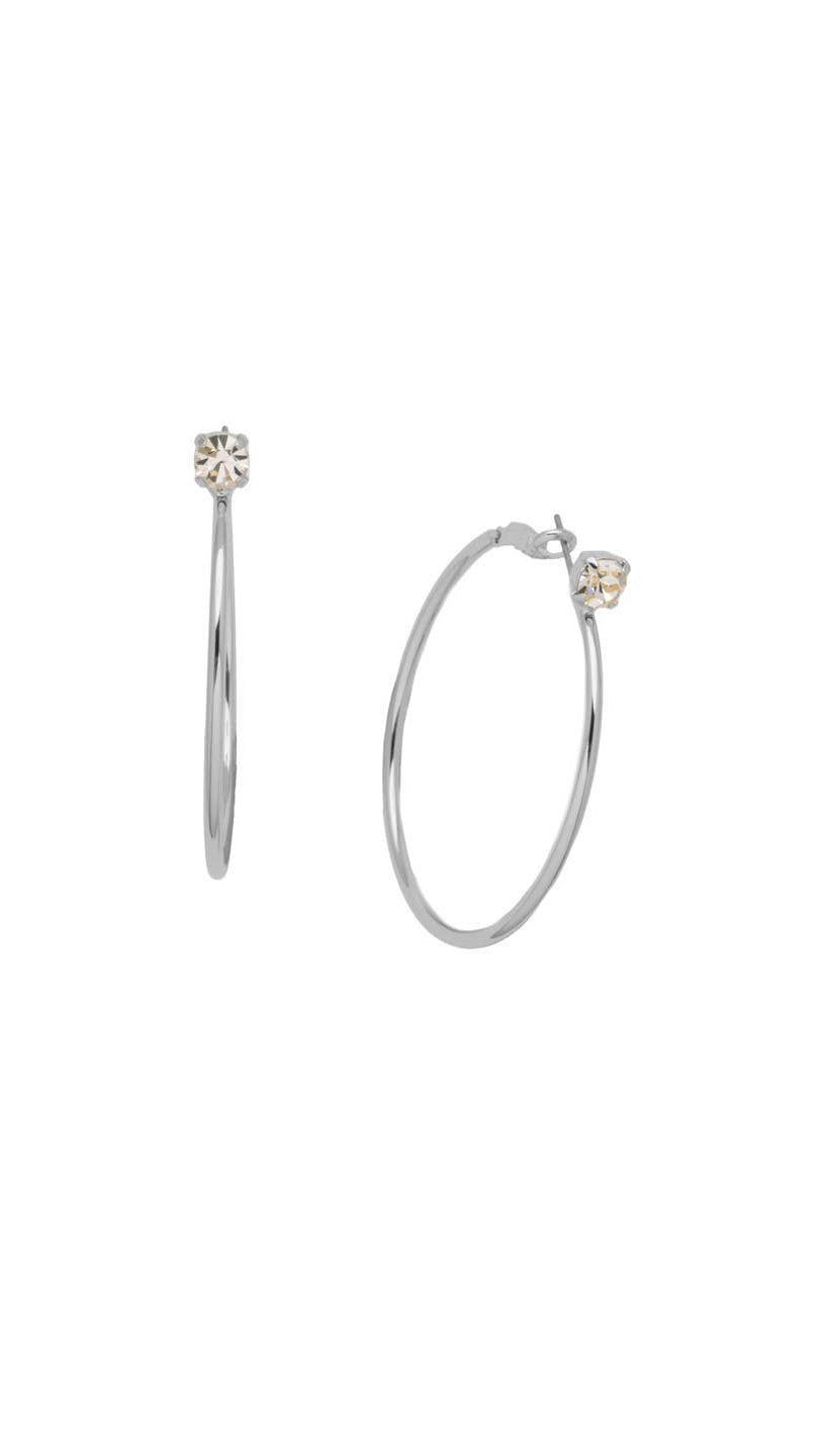 Mini Serafina Hoop Earrings