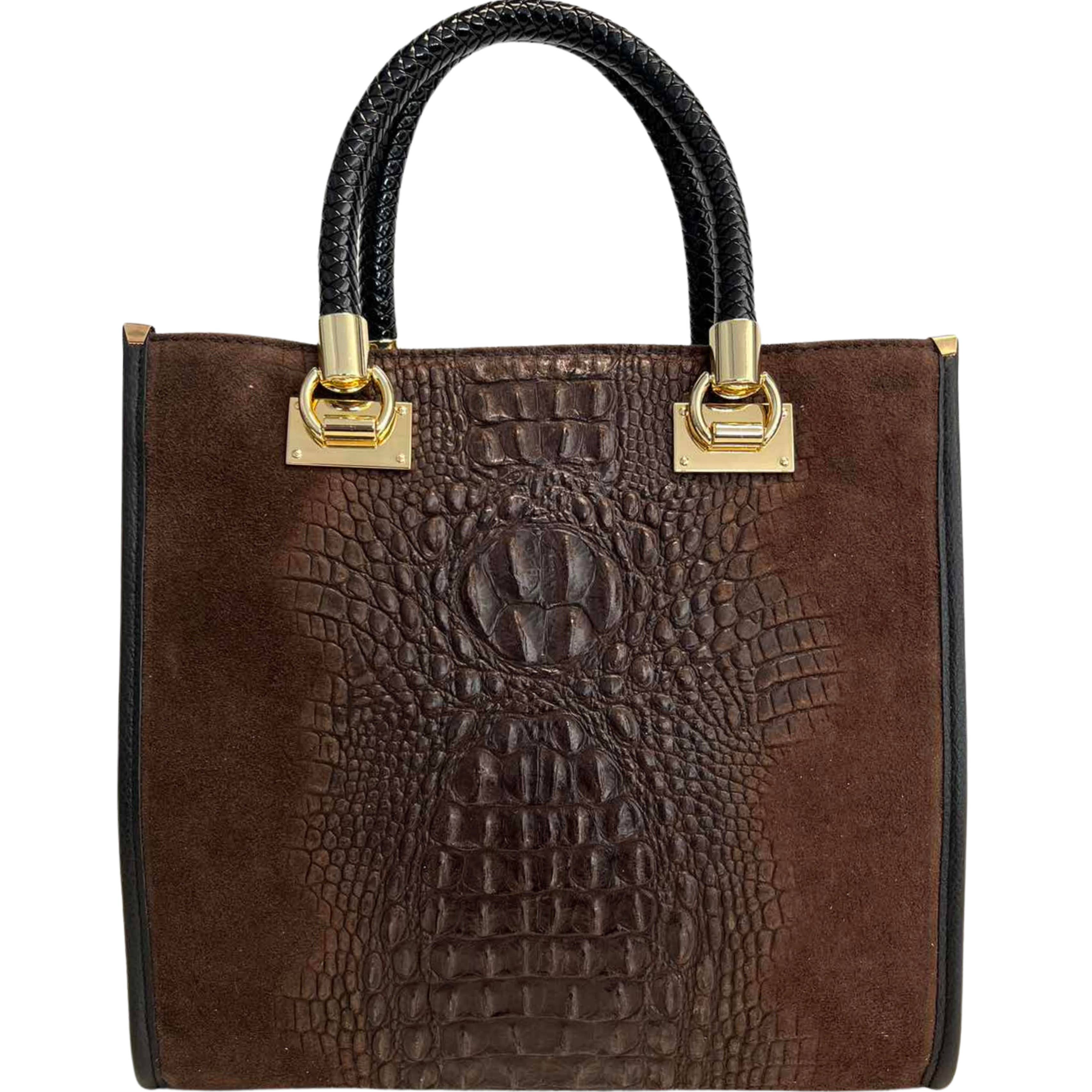 Coconut Suede Leather Bag - The BLVD