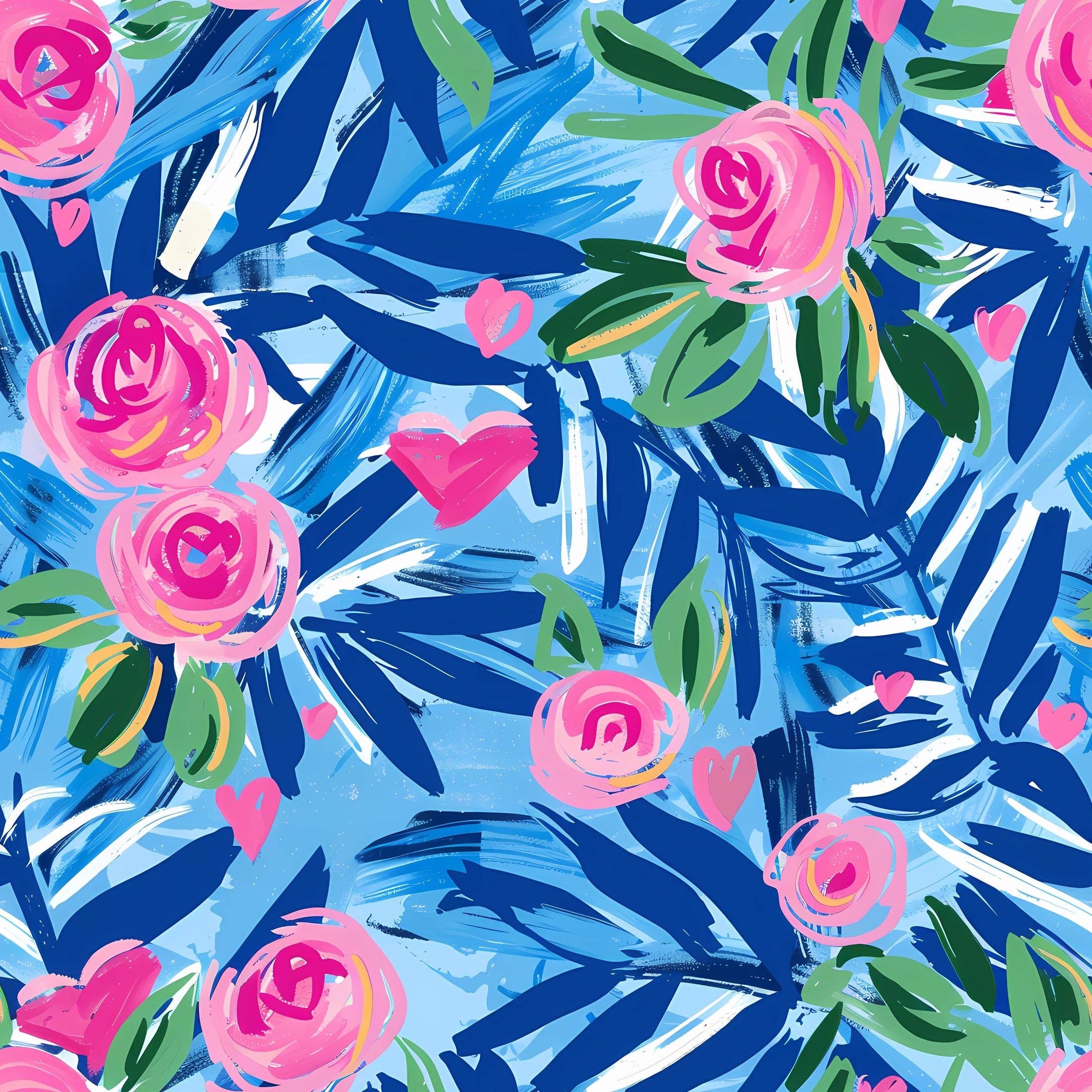 Beau Bottles Preppy Roses with Love La Marca prosecco bottle wrap — detail view — BLVD Boutik