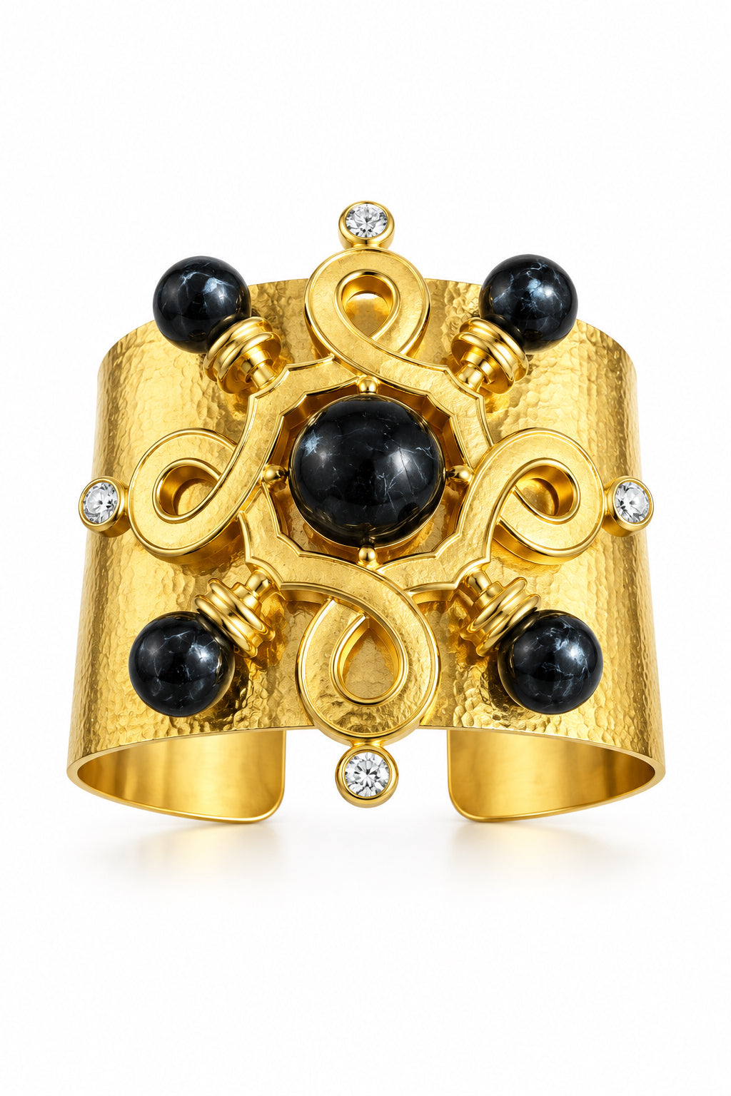 I R I & Studio Bold Statement Cuff, statement cuff bracelet, full view