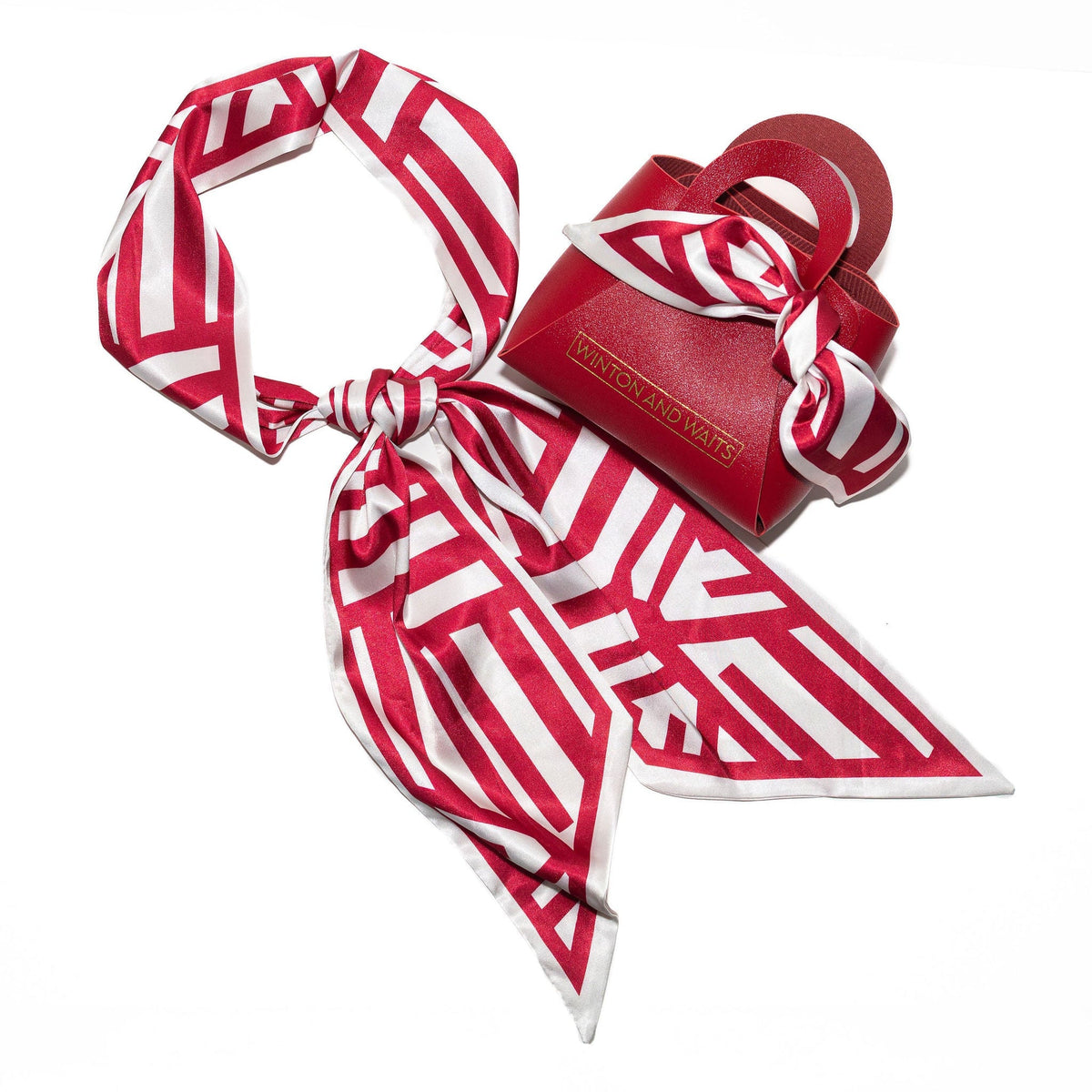 Accessory Scarf/Game Day Red & White
