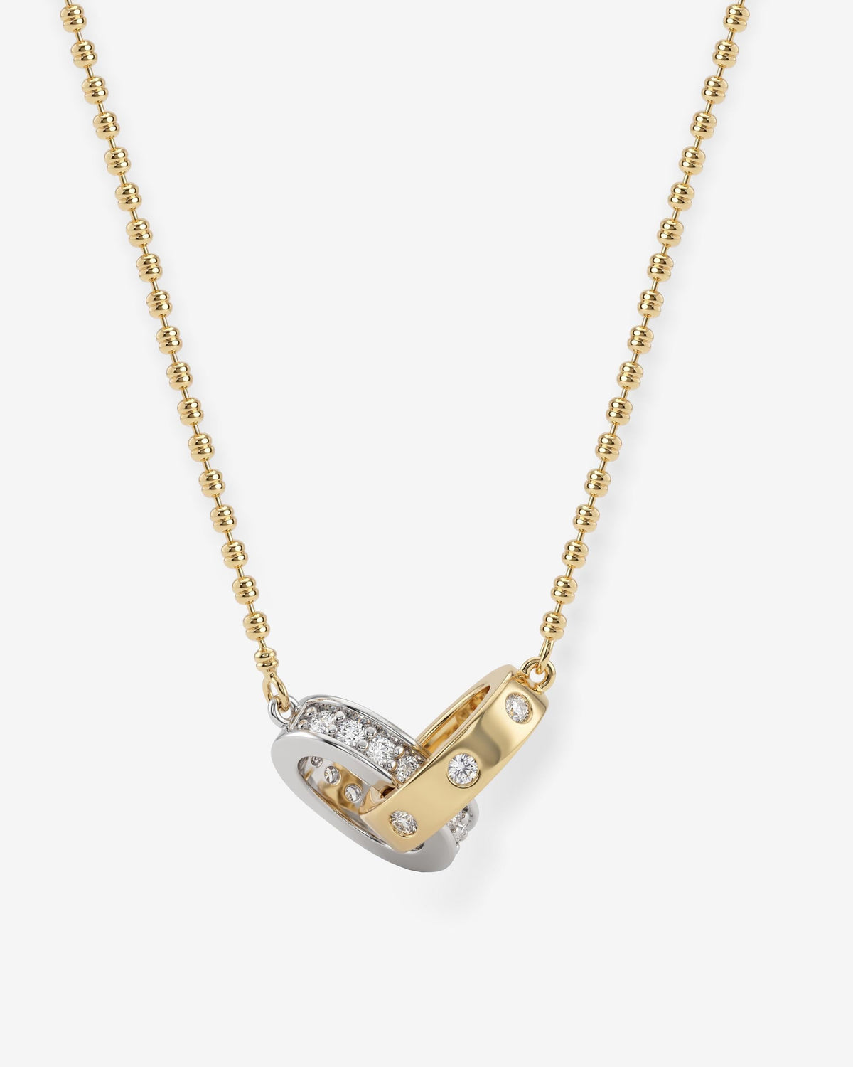 Ashley Duo Necklace - Mixed Metal