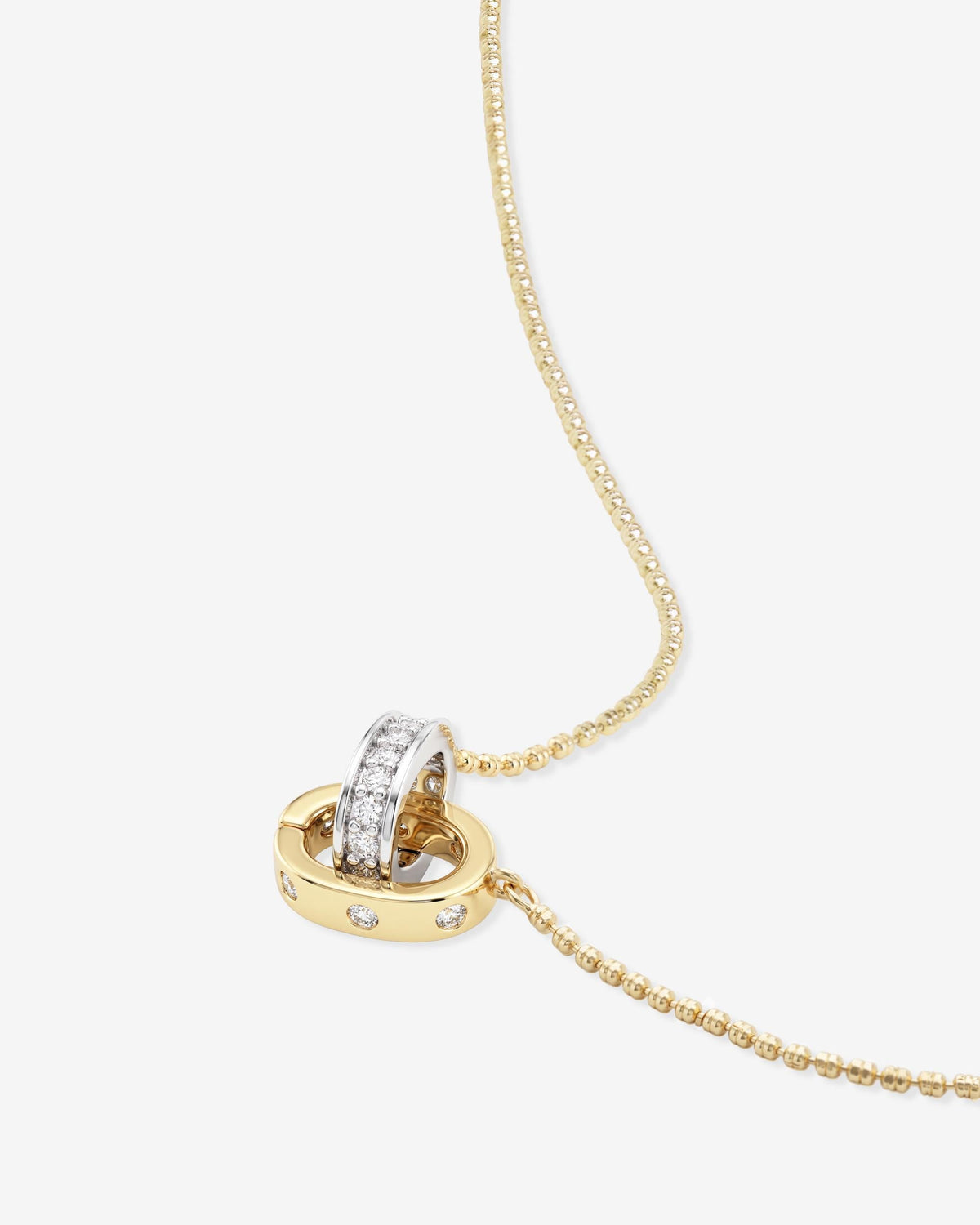 Ashley Duo Necklace - Mixed Metal detail