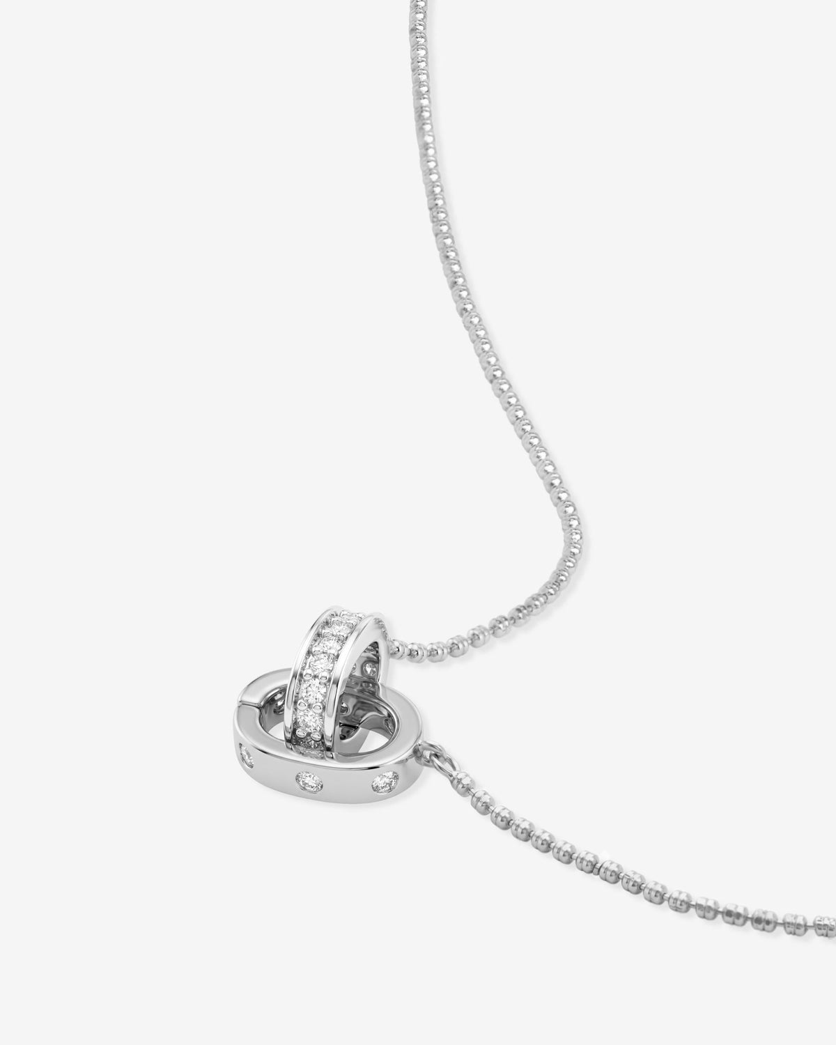 Ashley Duo Necklace - Silver detail