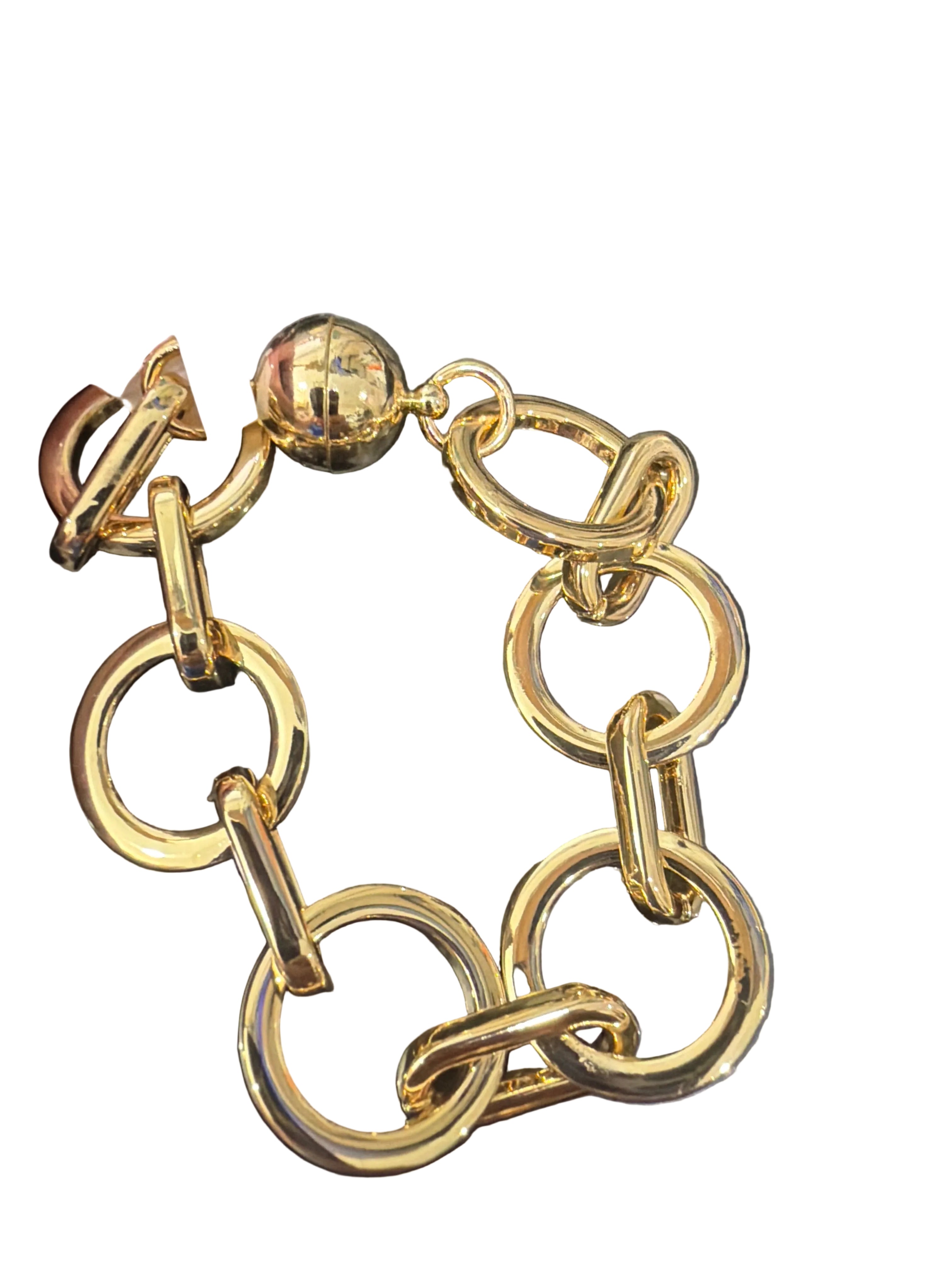 Gold Link Magnetic Bracelet
