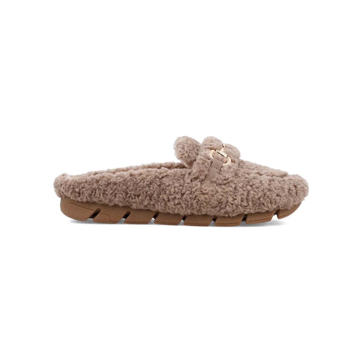 Shearling Mule Slide