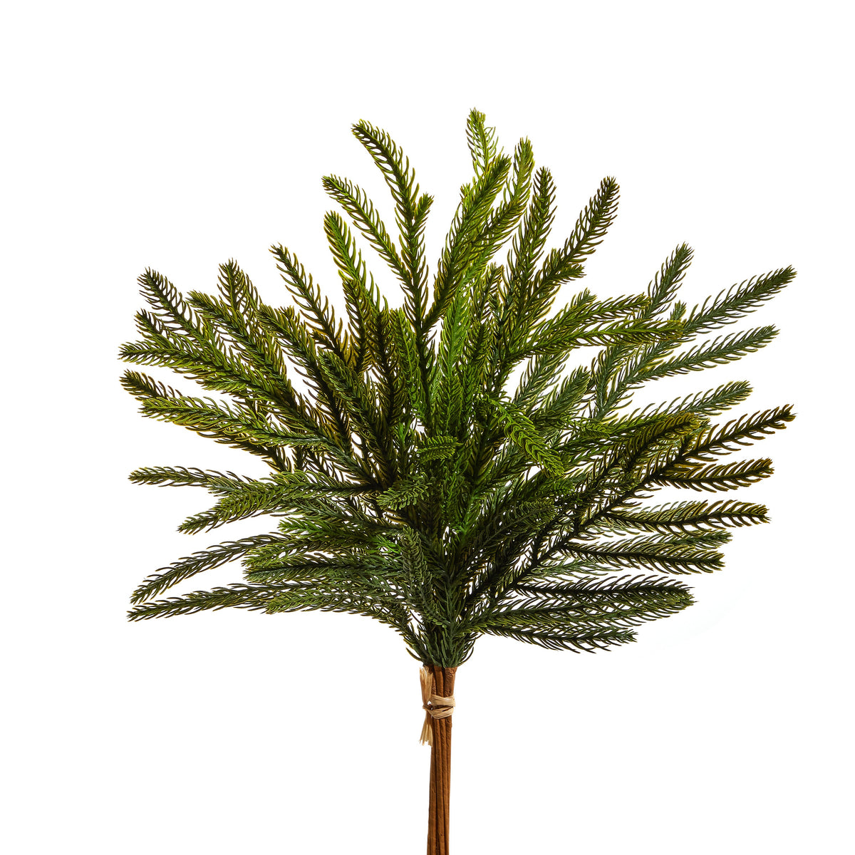 18 inch faux balsam fir greenery bundle, full view