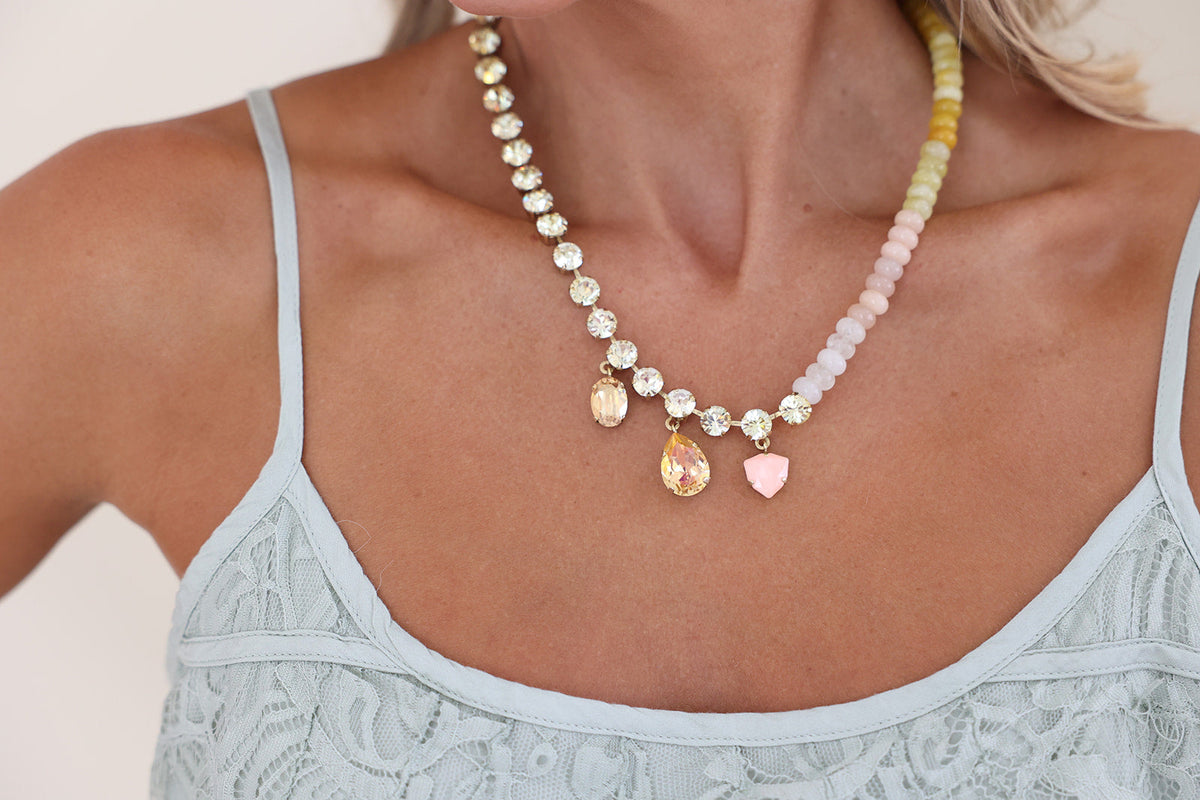 TOVA Glitterbelle crystal necklace