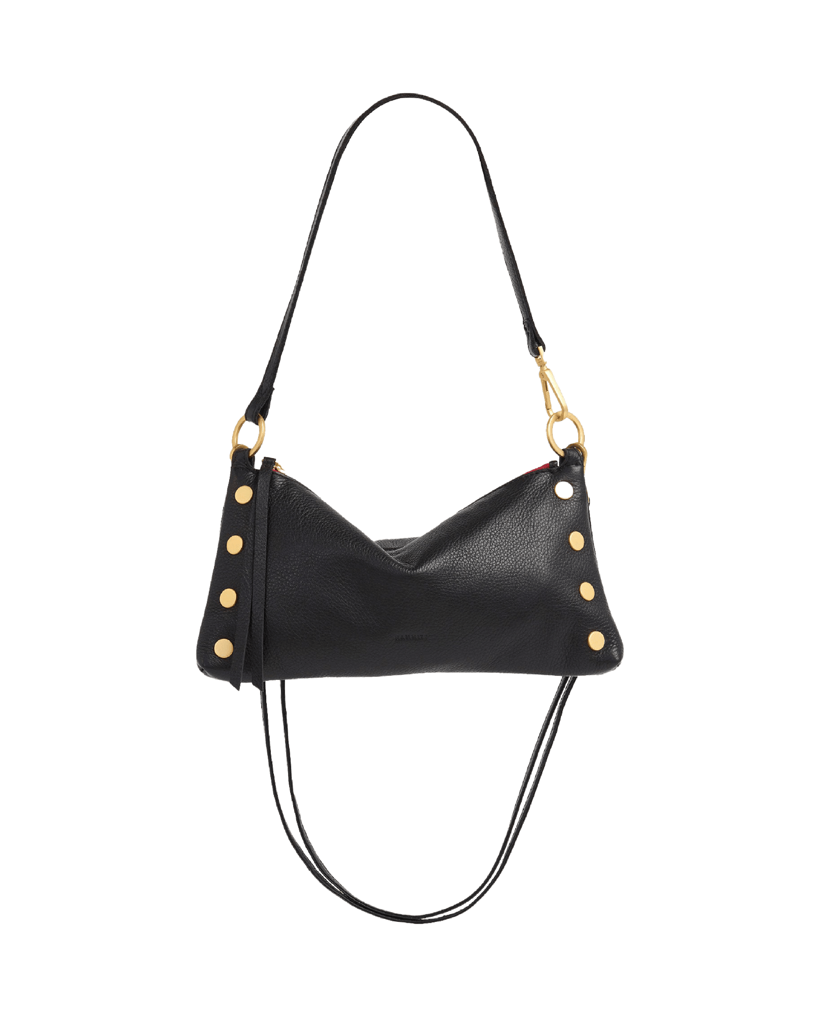 Hammitt Kyle Small in Black worn as a crossbody