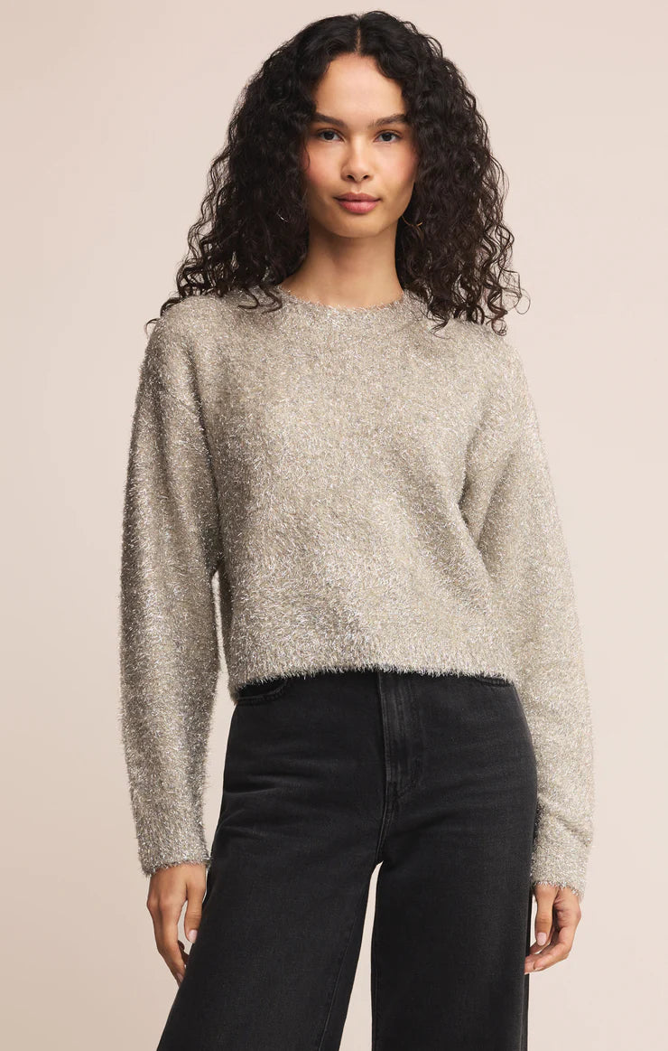 Tinseltown Sweater/Silver