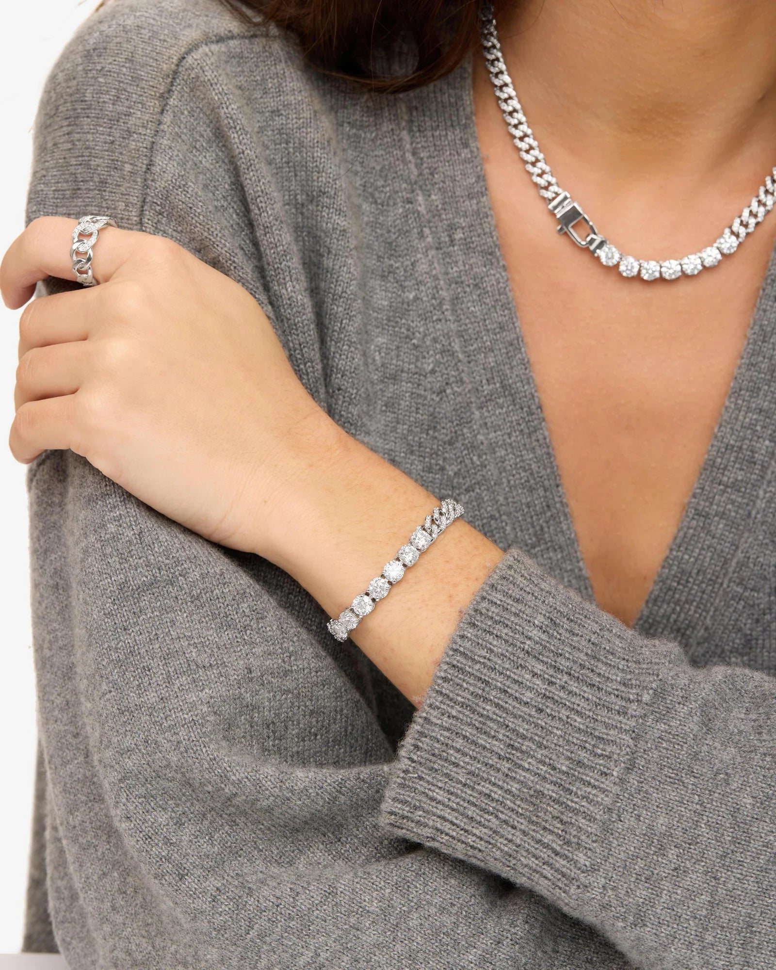 Pave Julian Loves Diamonds Bracelet