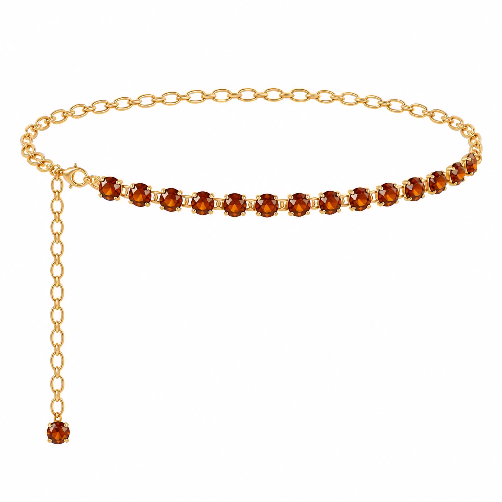 Jeweled Chain Belt